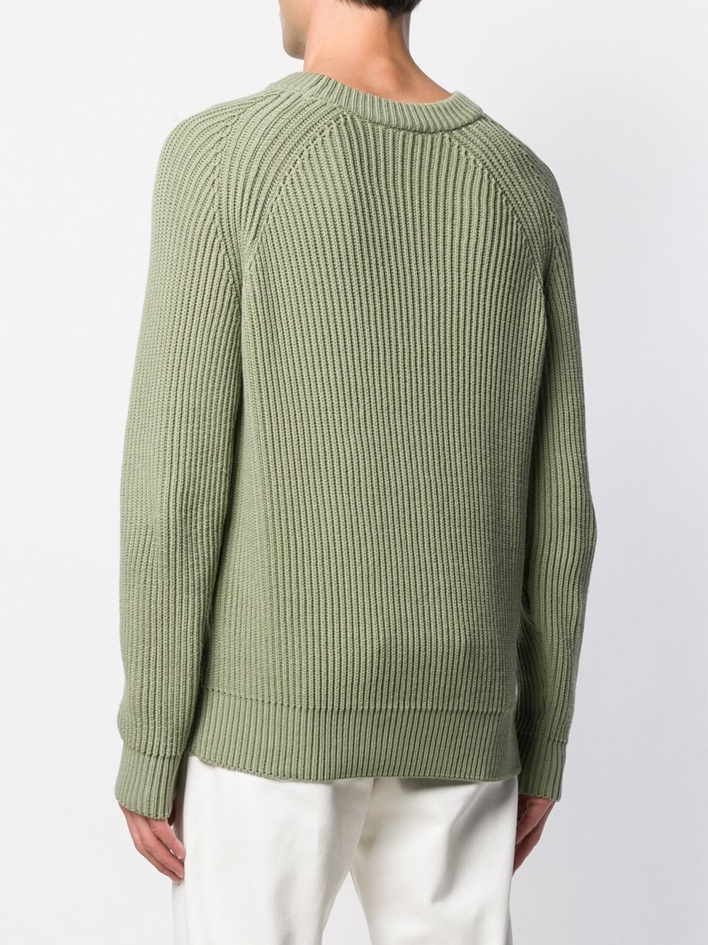 ribbed roll-neck knitted jumper - 4