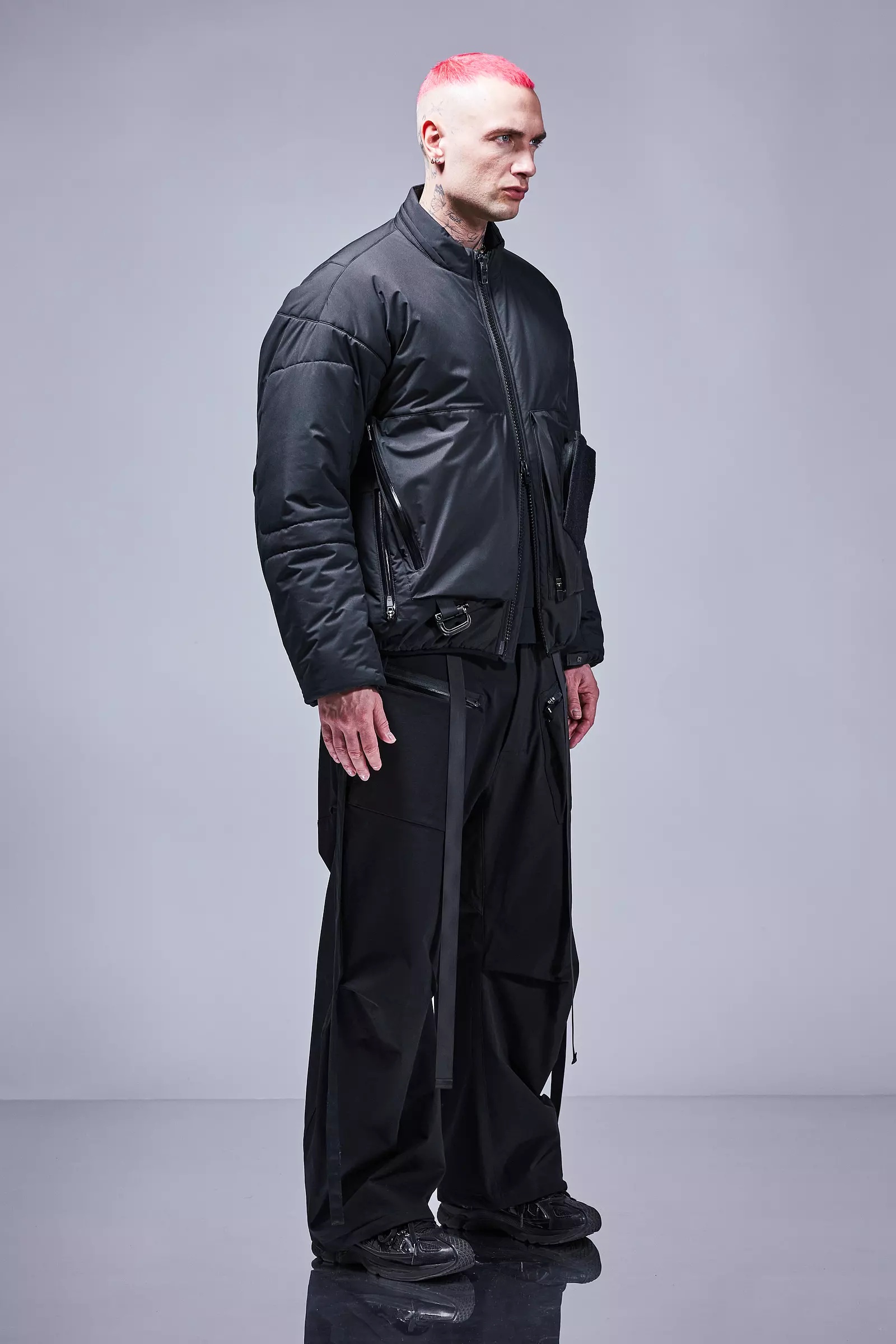 J91A-WS Windstopper® PrimaLoft® Modular Jacket Black/Black - 2