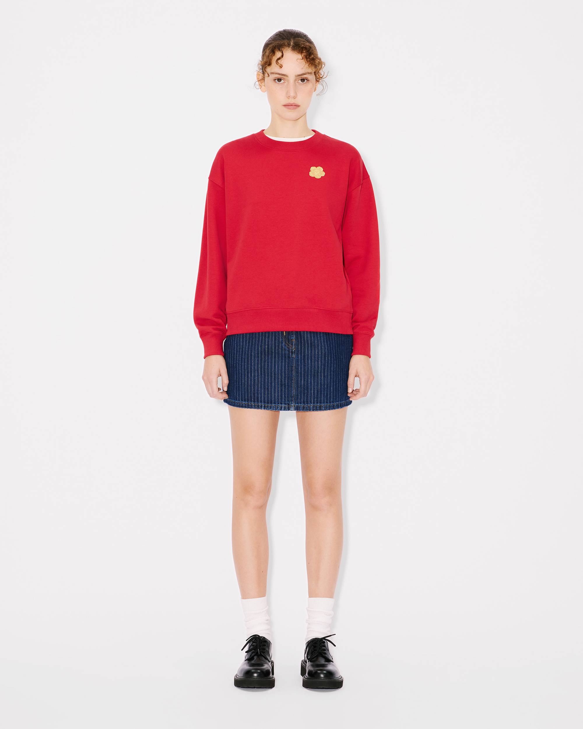 'Boke Flower' embroidered sweatshirt in cotton - 5