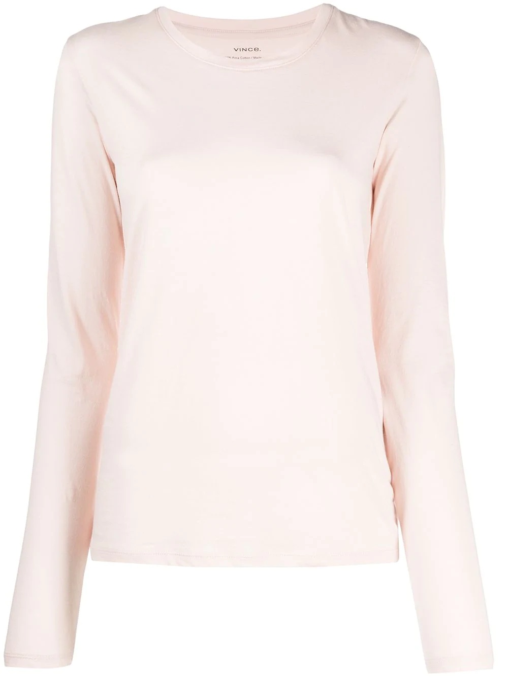 plain longsleeved T-shirt - 1