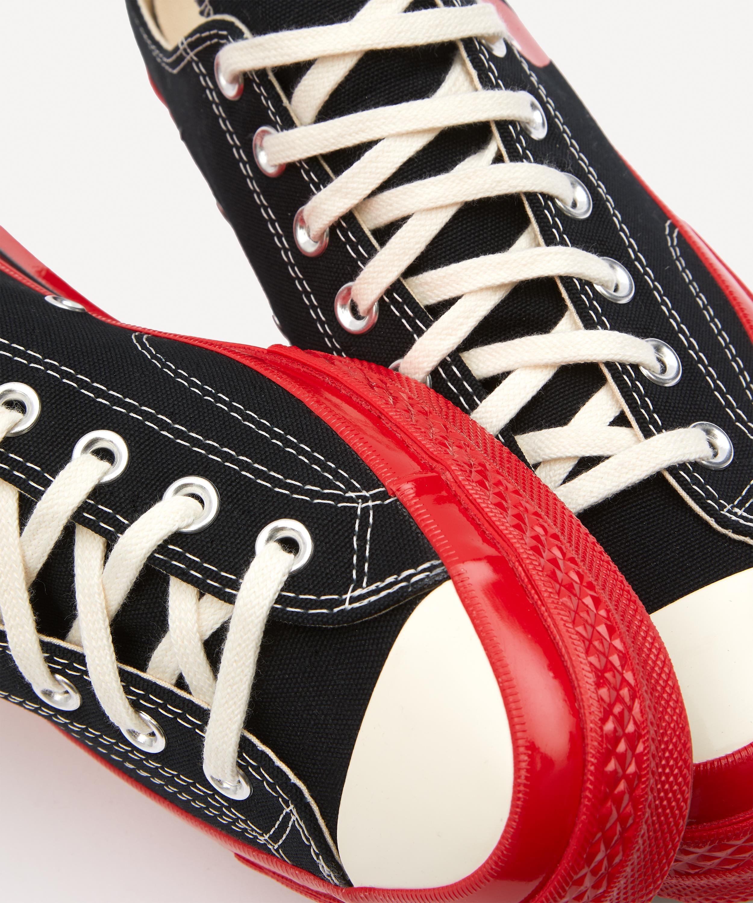 x Converse 70s Canvas Low-Top Red Sole Trainers - 5