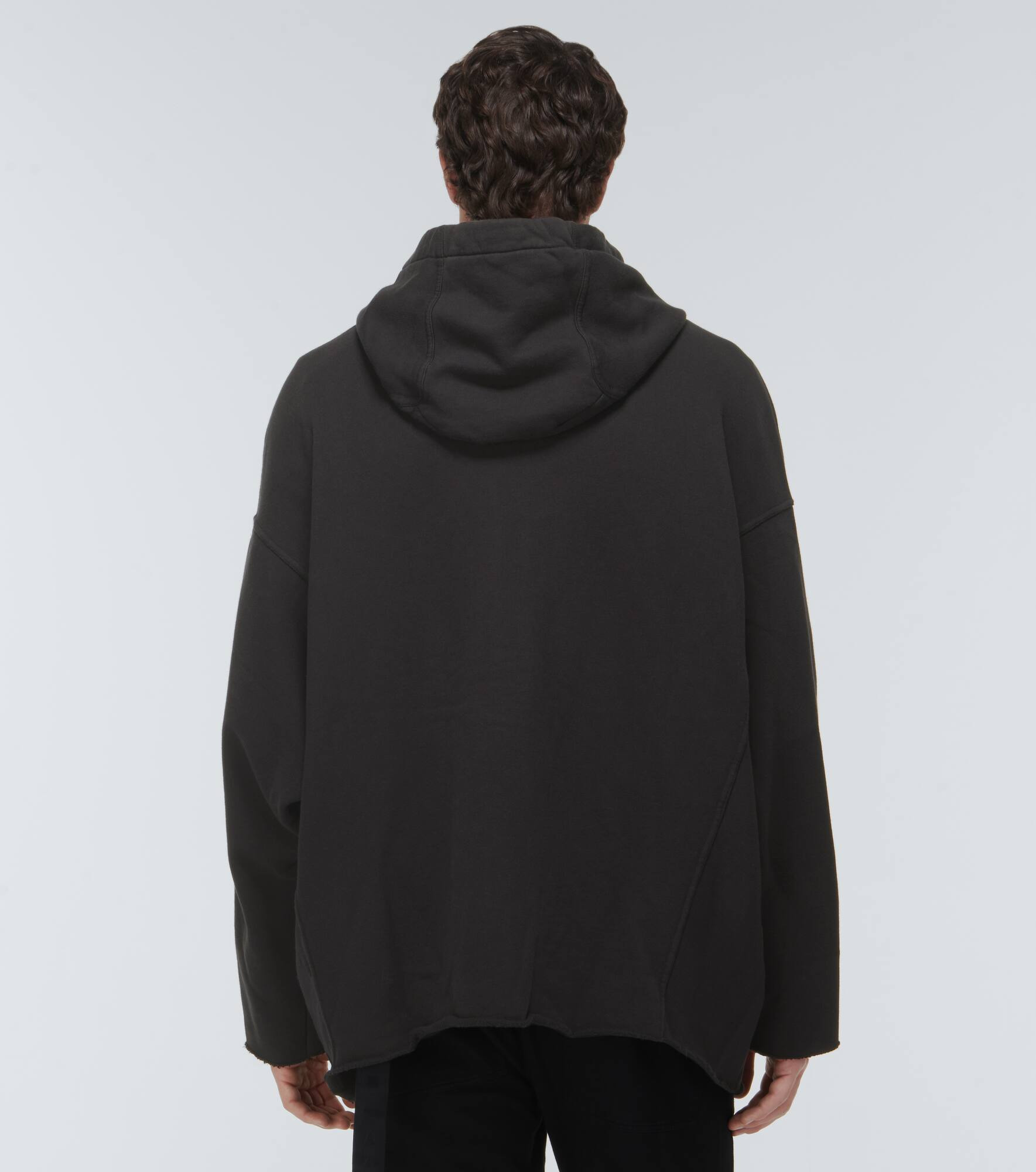 Zip-up cotton hoodie - 4