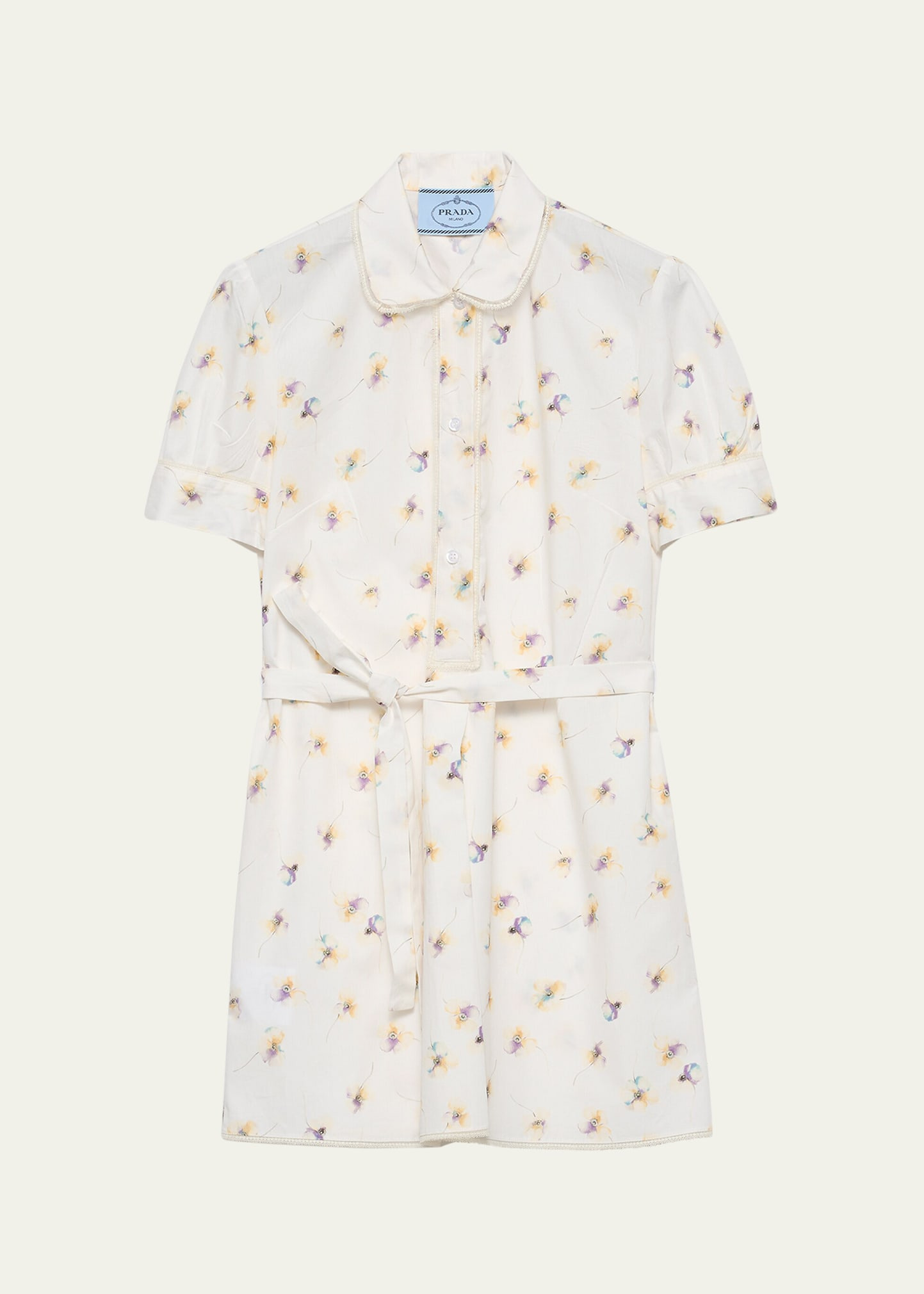 Primula Poplin Belted Mini Shirtdress - 1