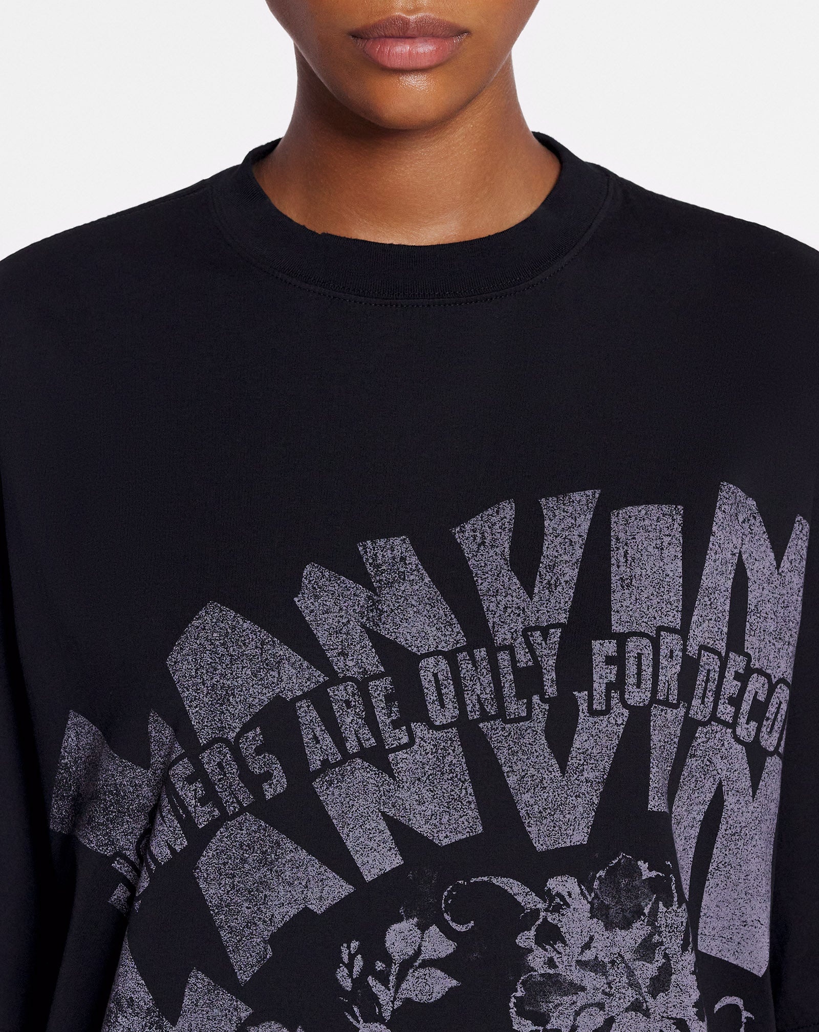 LANVIN X FUTURE UNISEX LOOSE-FIT PRINTED T-SHIRT - 5