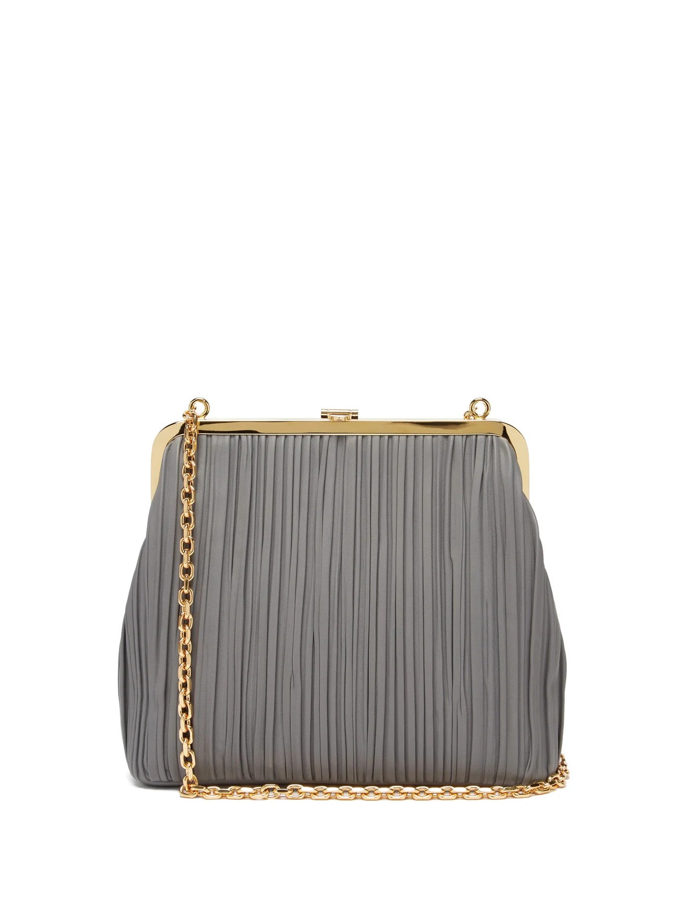 Susannah pleated nappa-leather handbag - 1