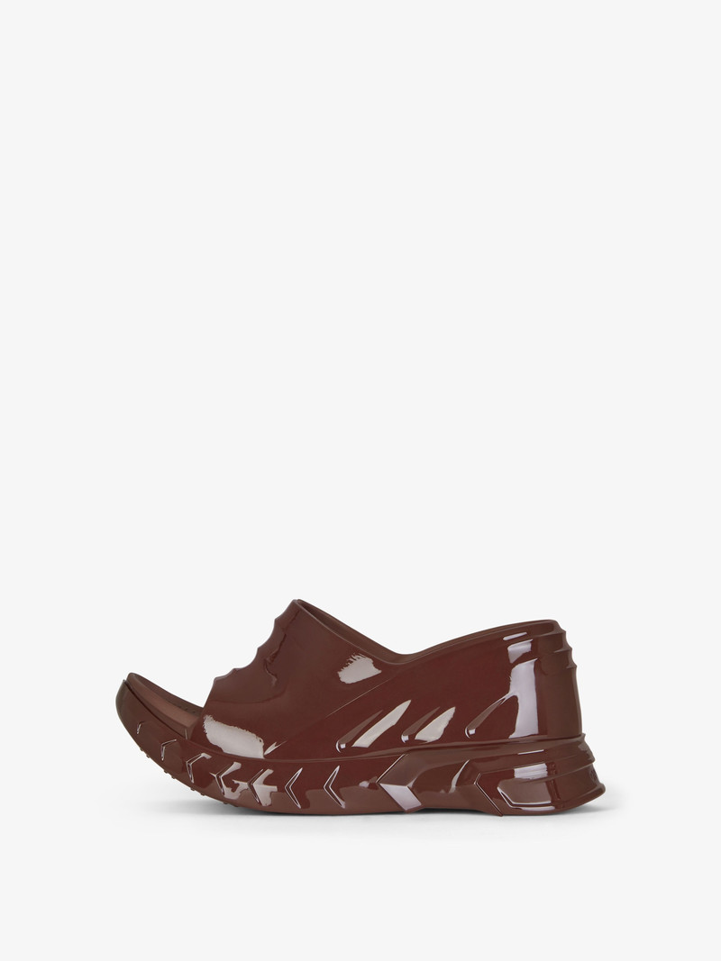 Givenchy MARSHMALLOW WEDGE SANDALS IN RUBBER outlook