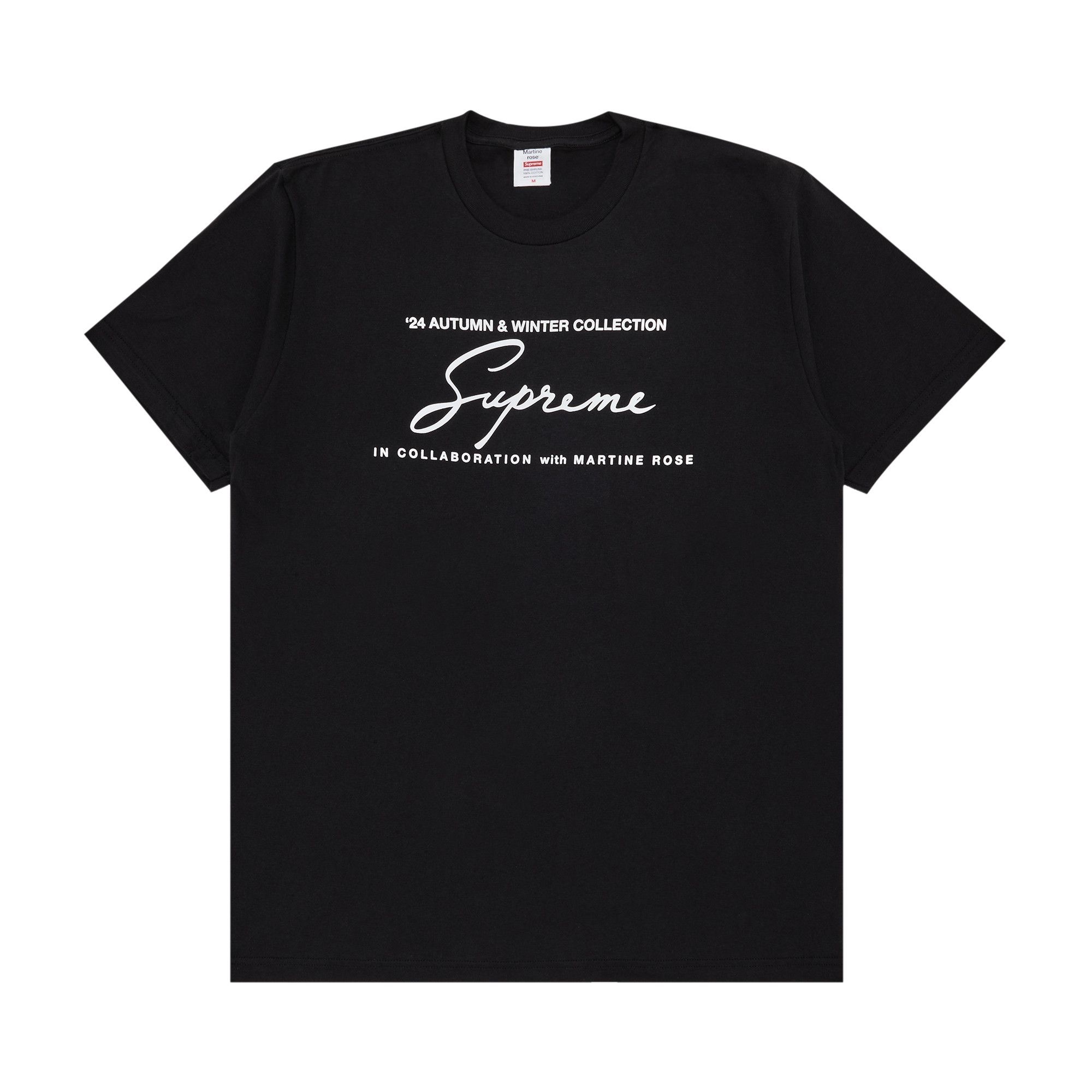 Supreme x Martine Rose Tee 'Black' - 1