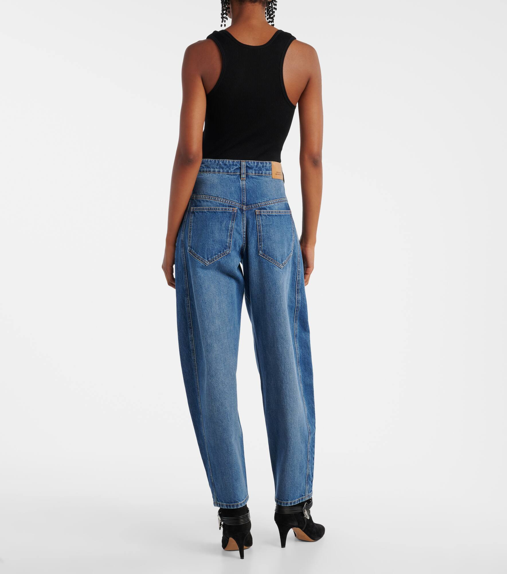 Oriane barrel-leg jeans - 3