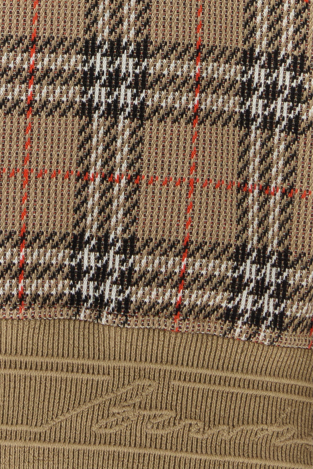 Embroidered stretch cotton blend sweater - 5