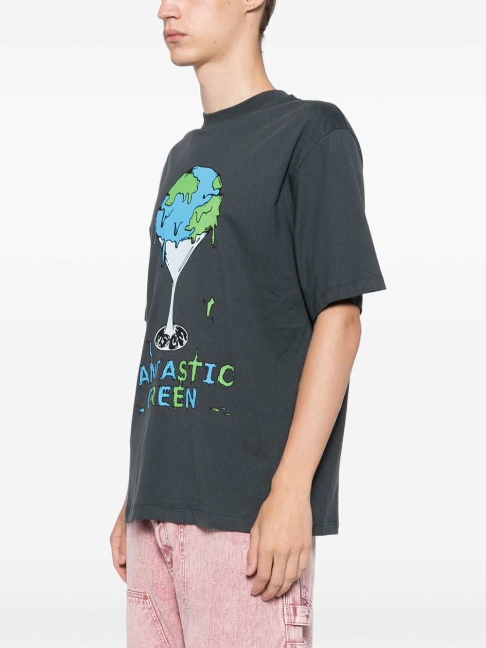 graphic-print cotton T-shirt - 4