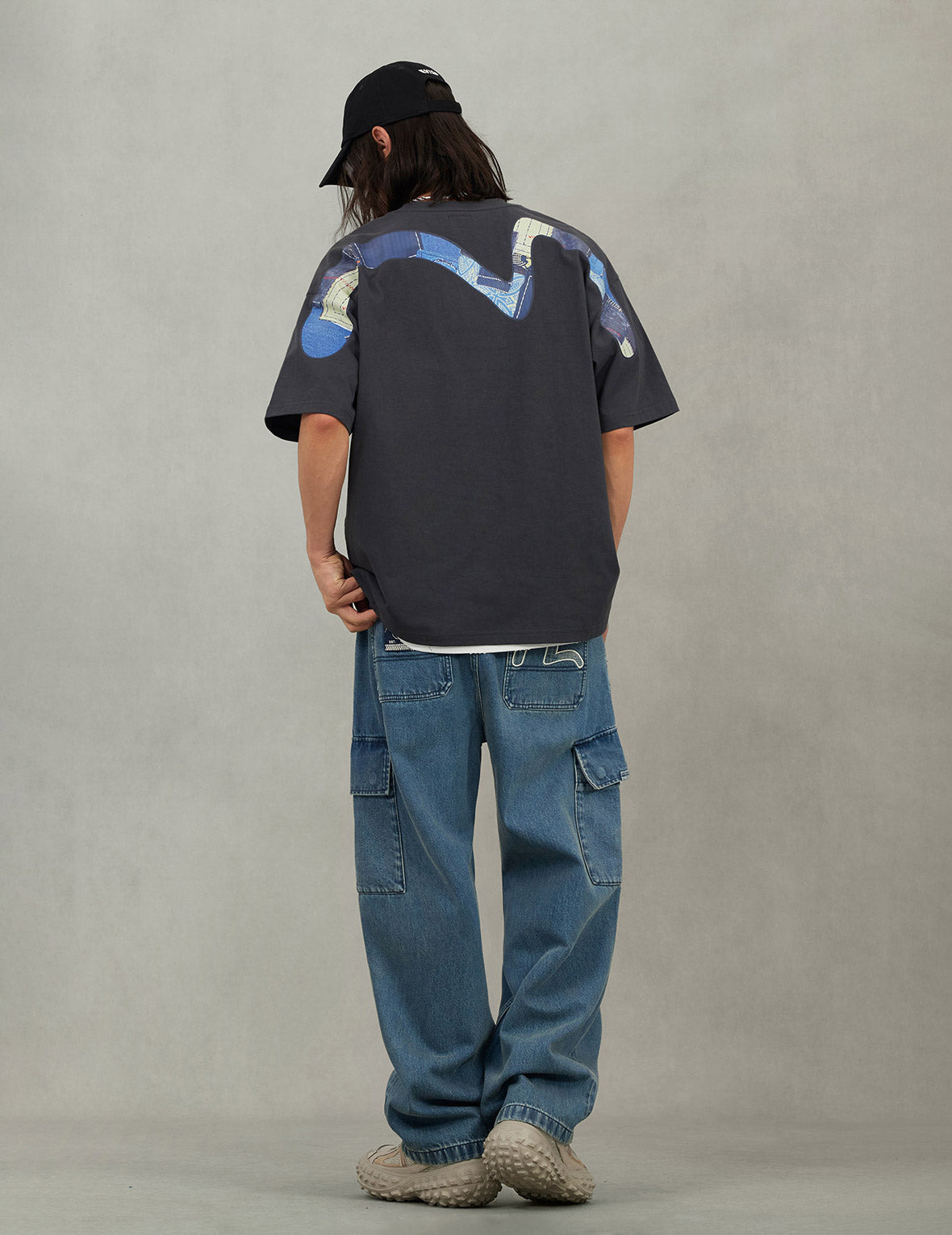 Shshiko Seagull Balloon Fit Cargo Jeans - 6