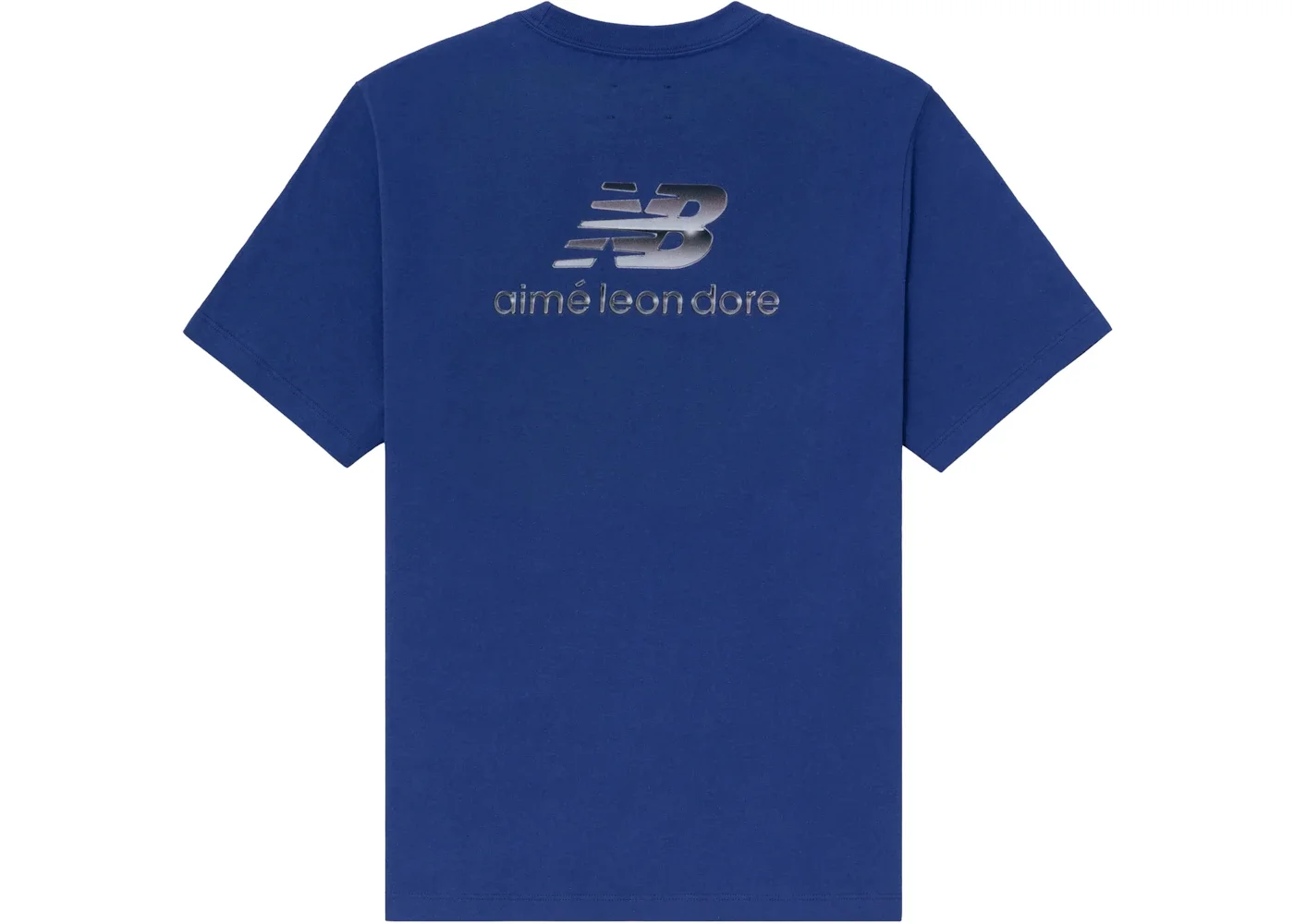 Aime Leon Dore x New Balance Logo Tee Blue - 1