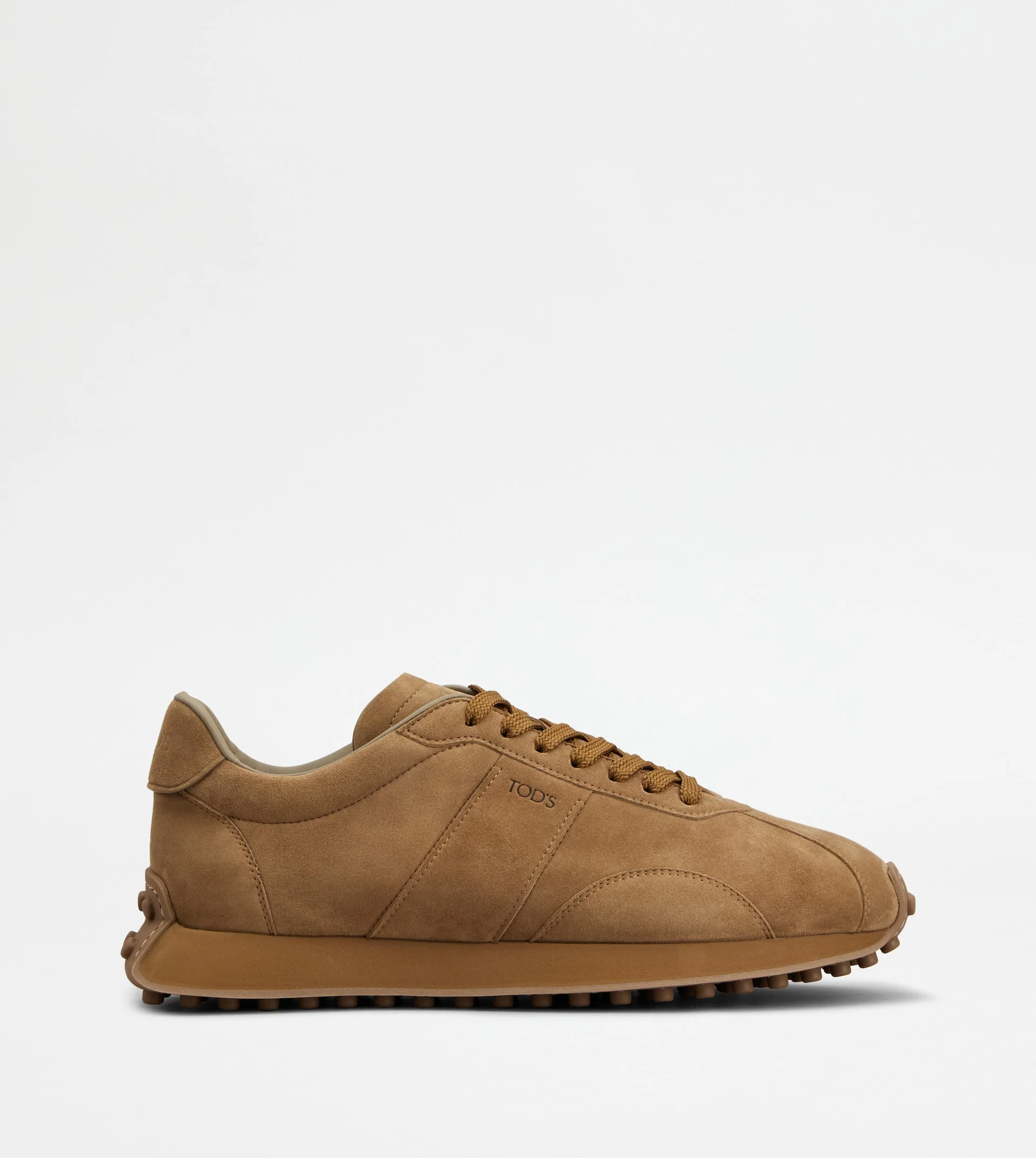 T VINTAGE SNEAKERS IN PASHMY SUEDE - BROWN - 1