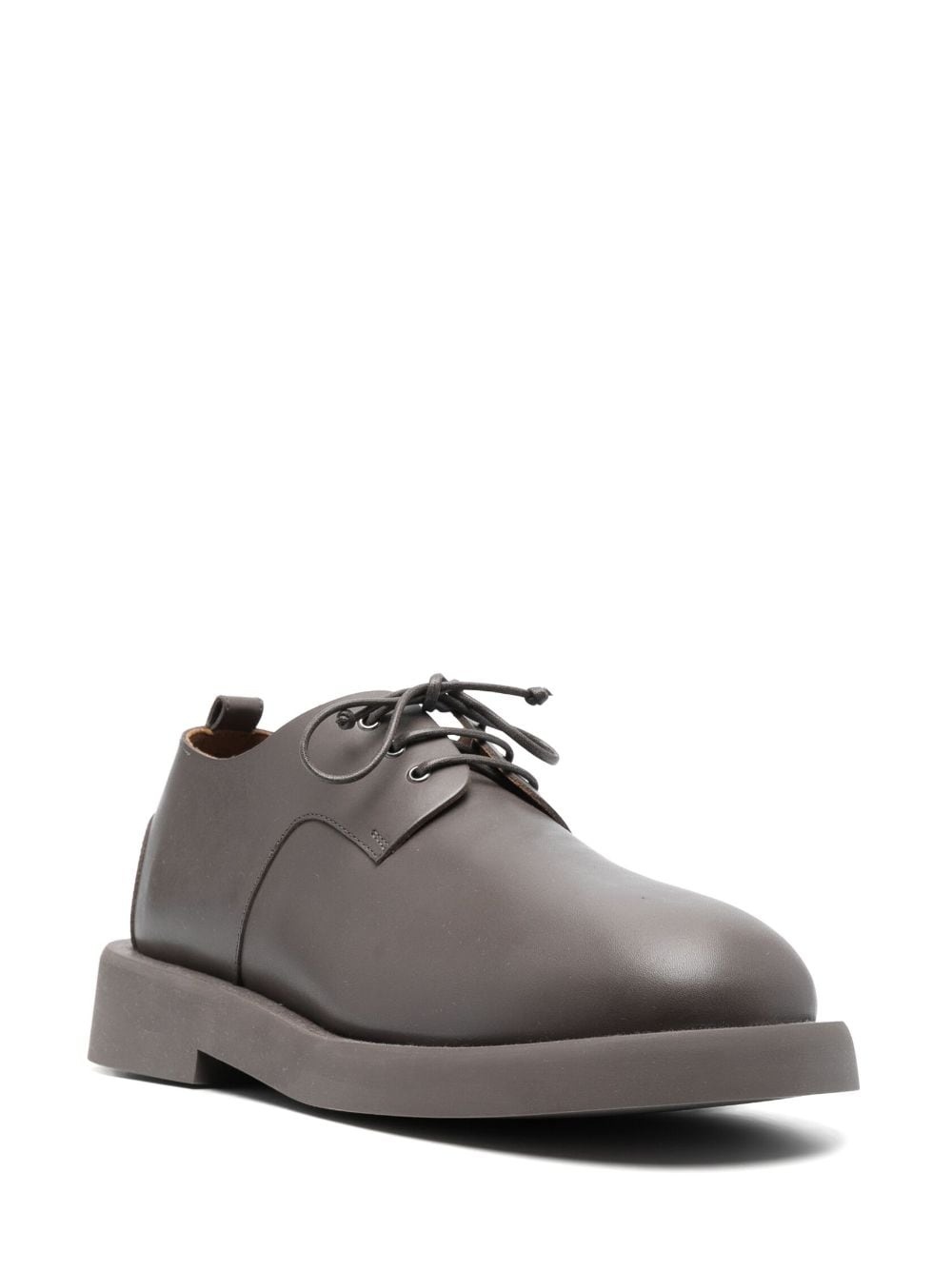 lace-up leather derby shoes - 2