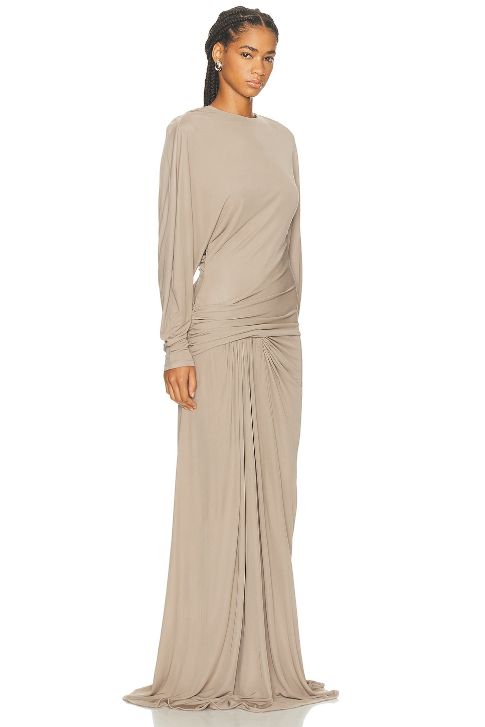 Vala Jersey Drape Dress - 3