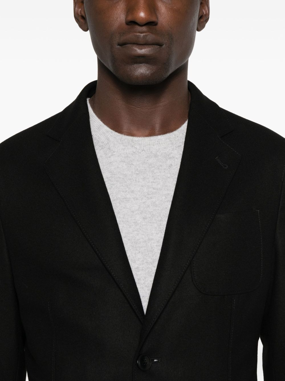 two-button patch-pocket jacket - 5