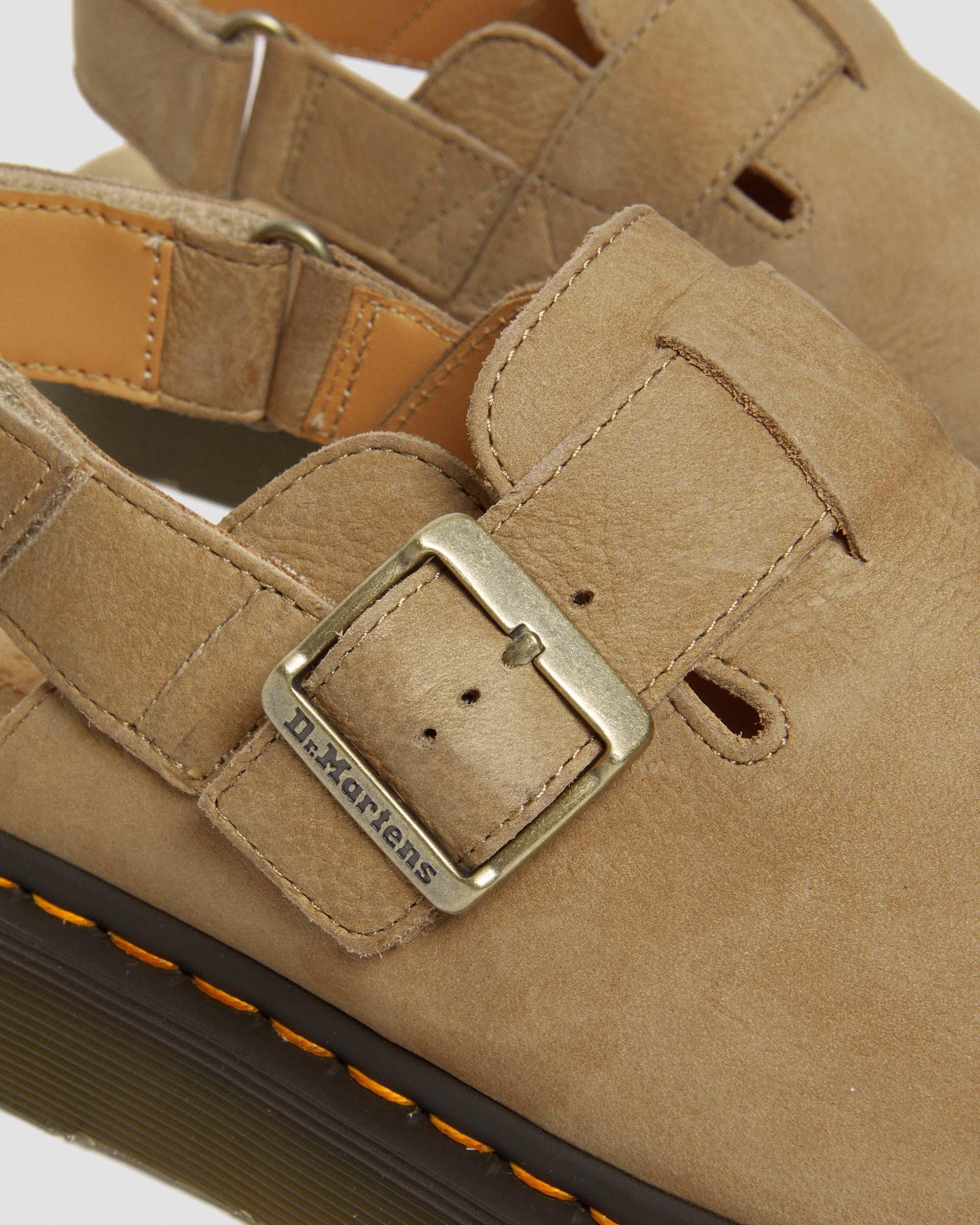 Jorge II Tumbled Nubuck Leather Slingback Mules - 4