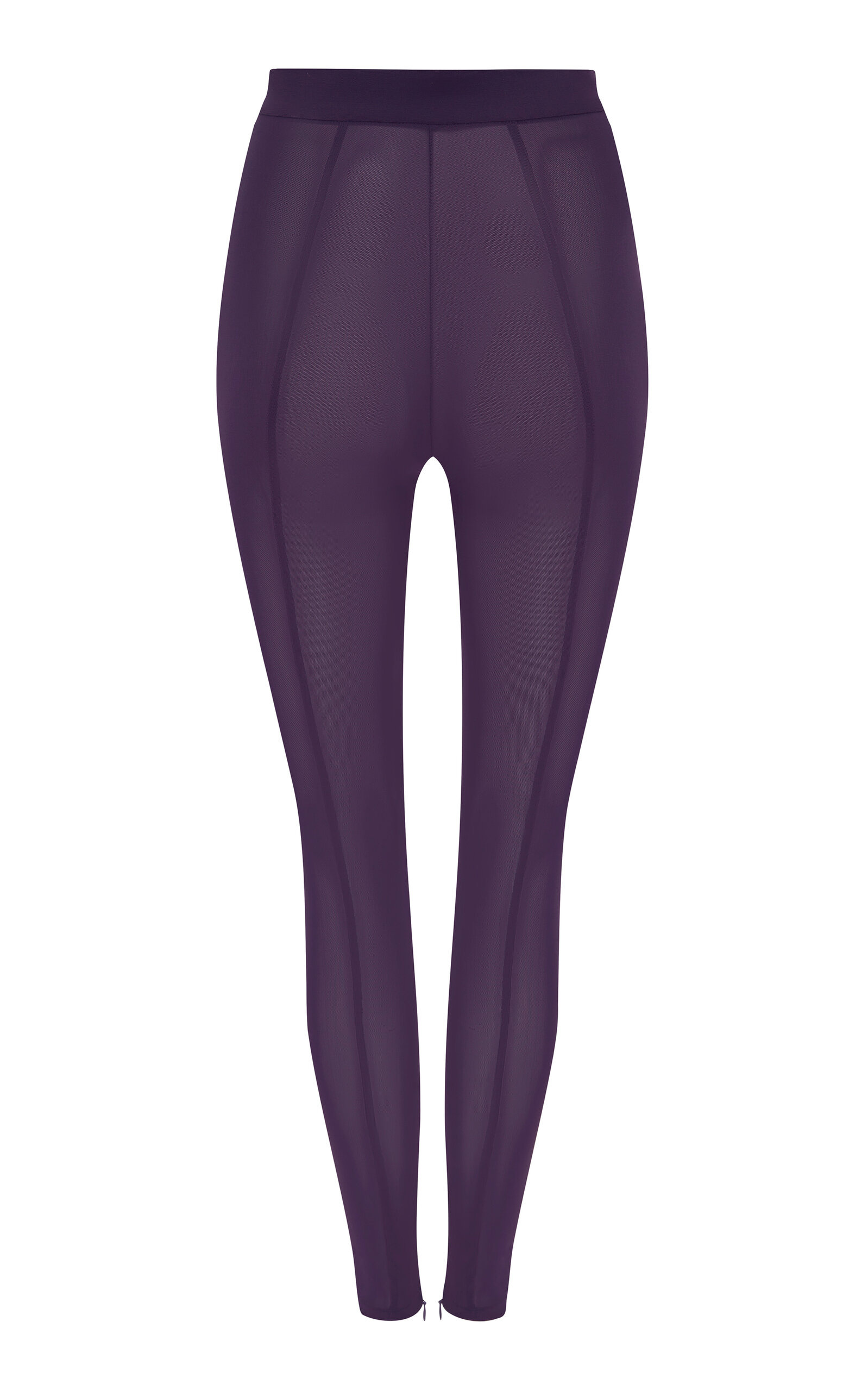 High-Rise Power Mesh Leggings purple - 3