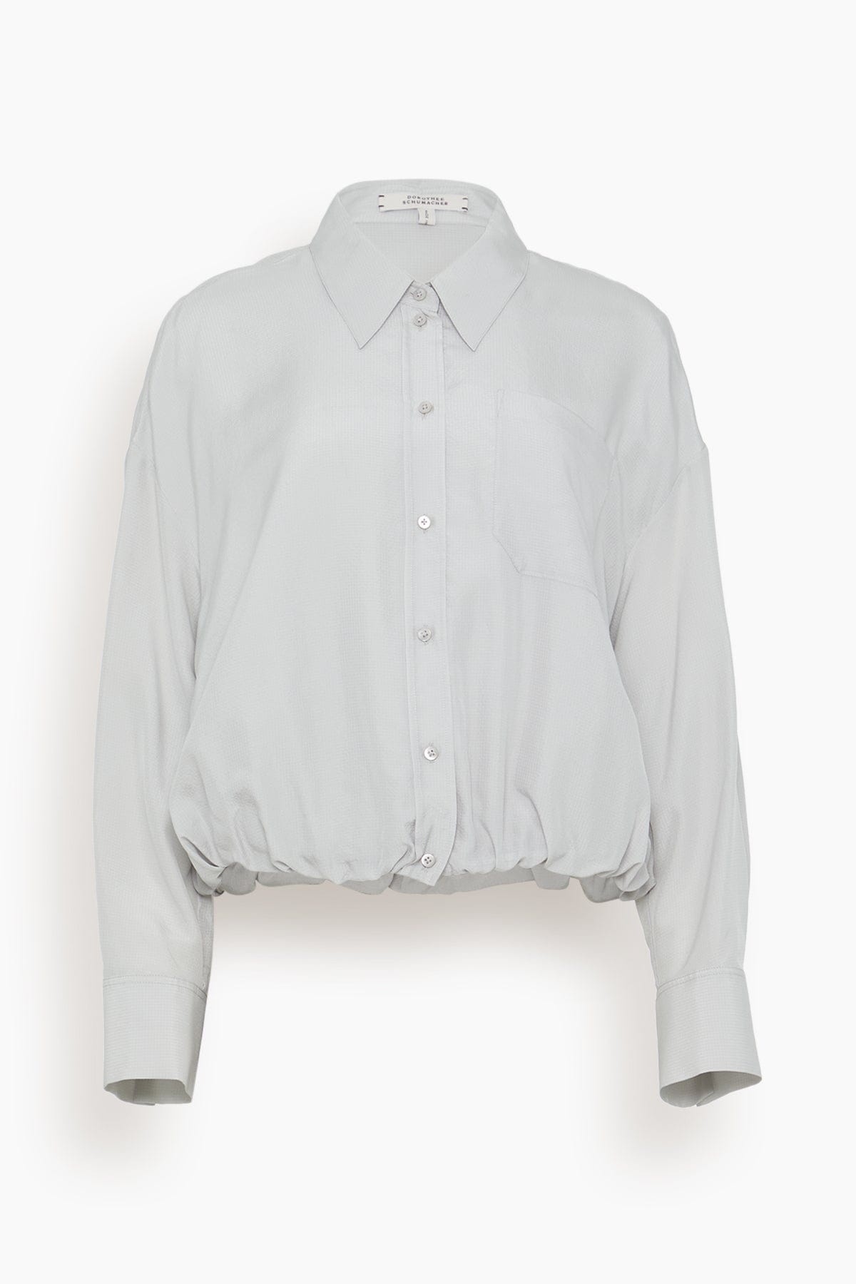 Silky Ease Blouse in Silver Grey - 1