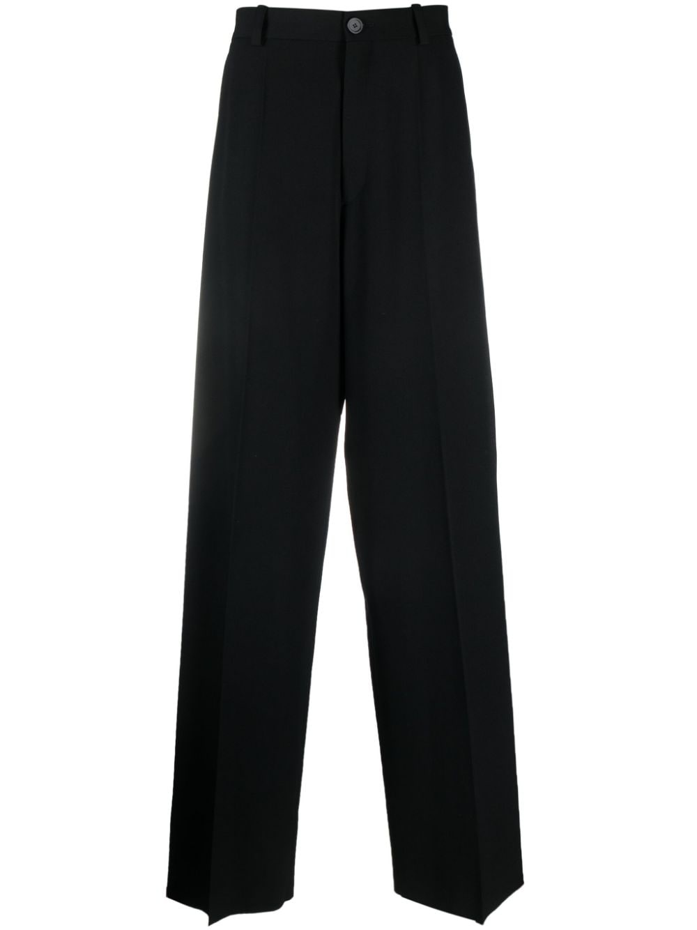 wide-leg wool trousers - 1