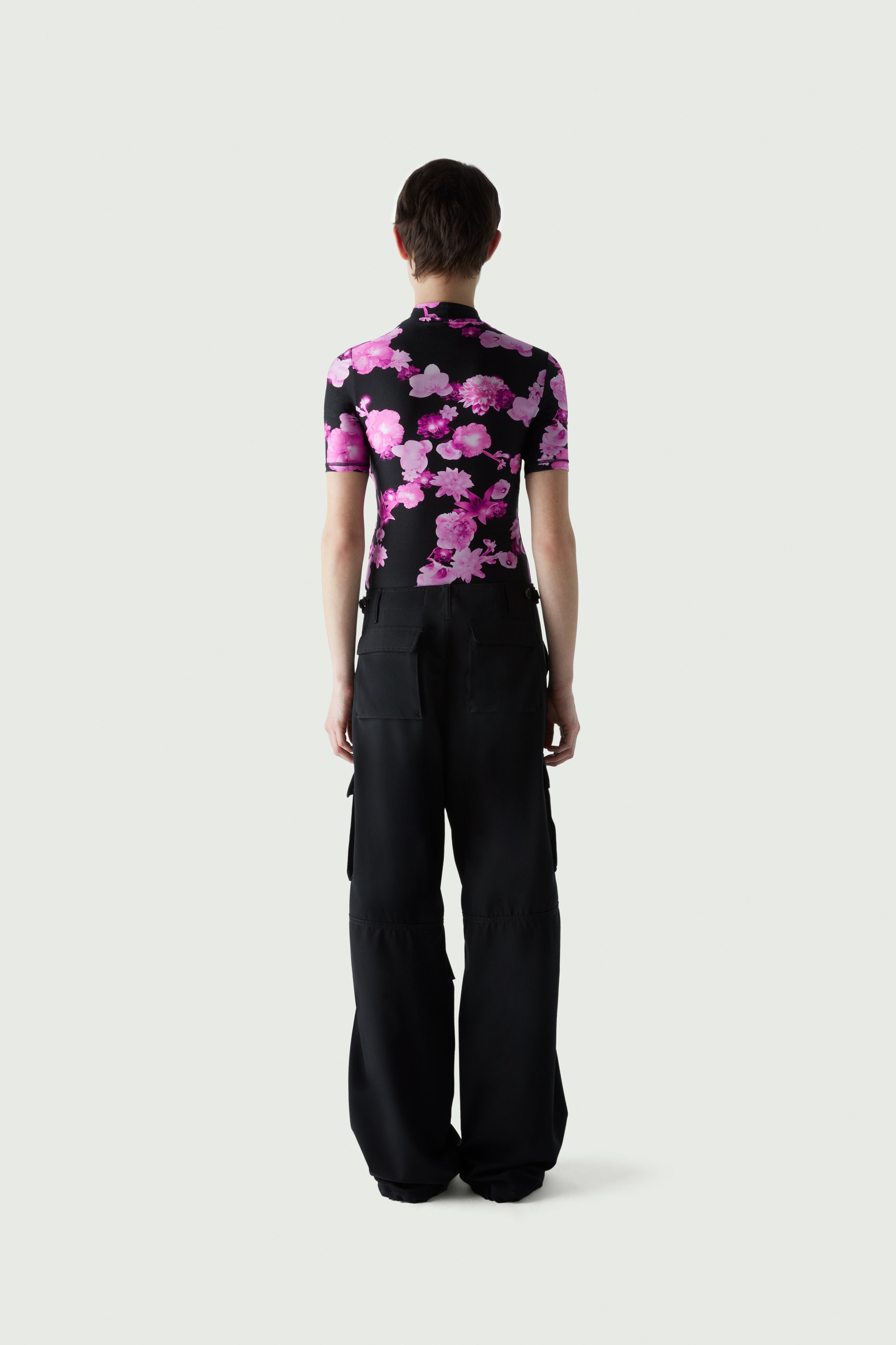 High Neck Fitted Top - 4