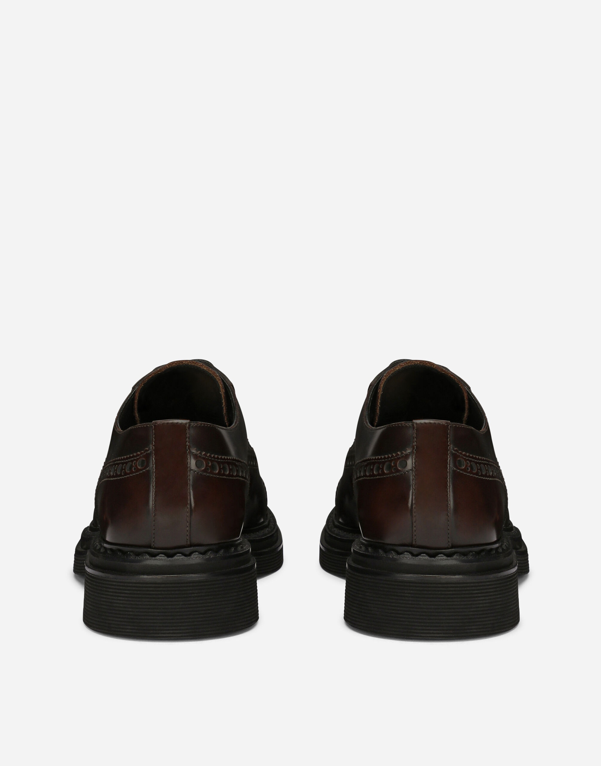 Brushed calfskin Oxfords - 3