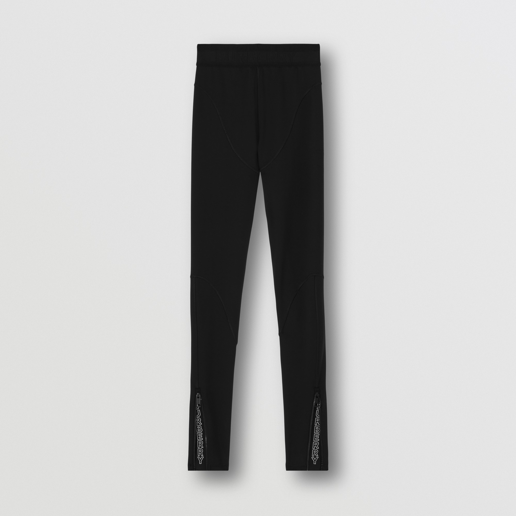 Logo Detail Stretch Jersey Leggings - 7