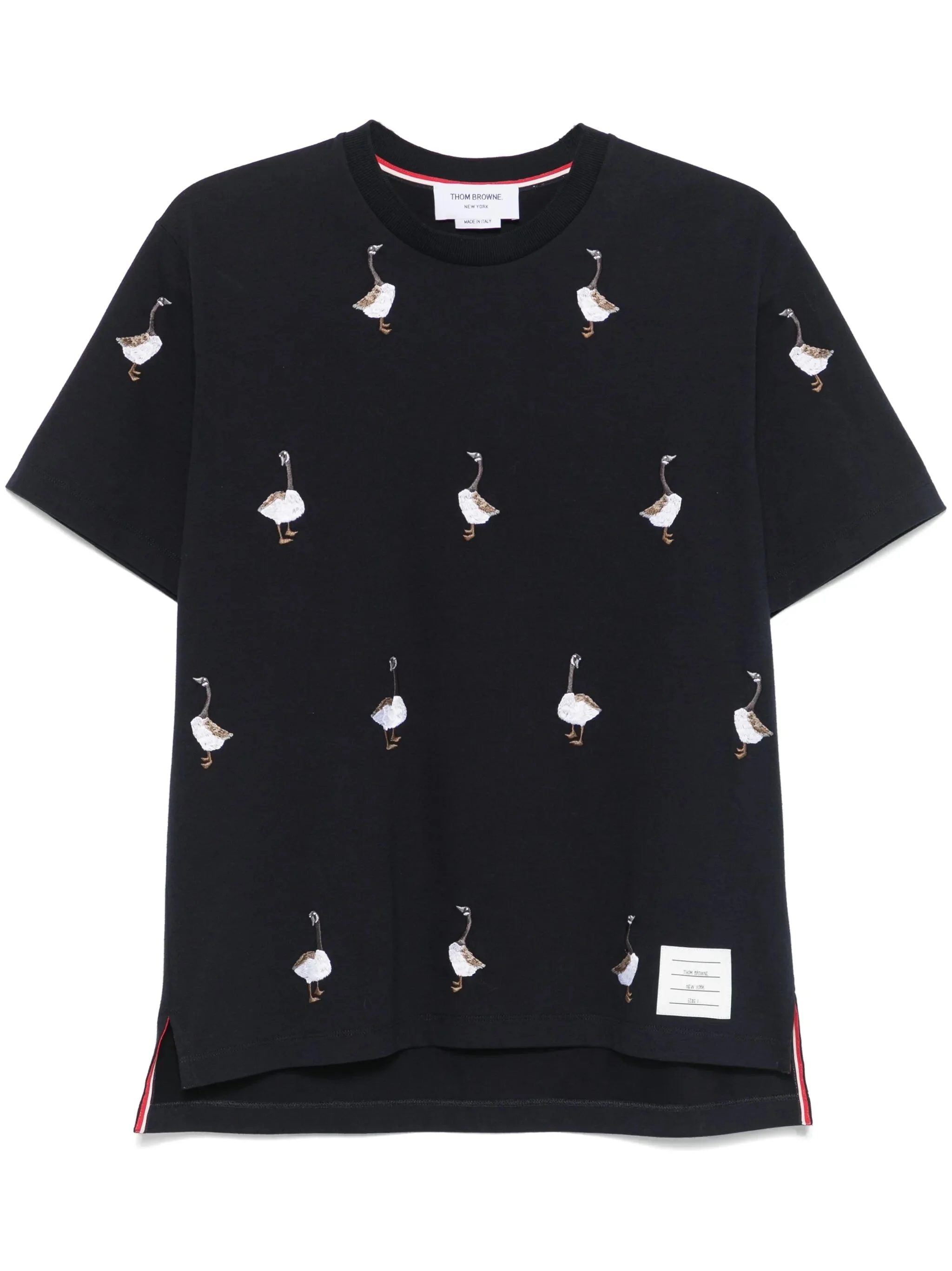 embroidered-motif T-shirt - 1