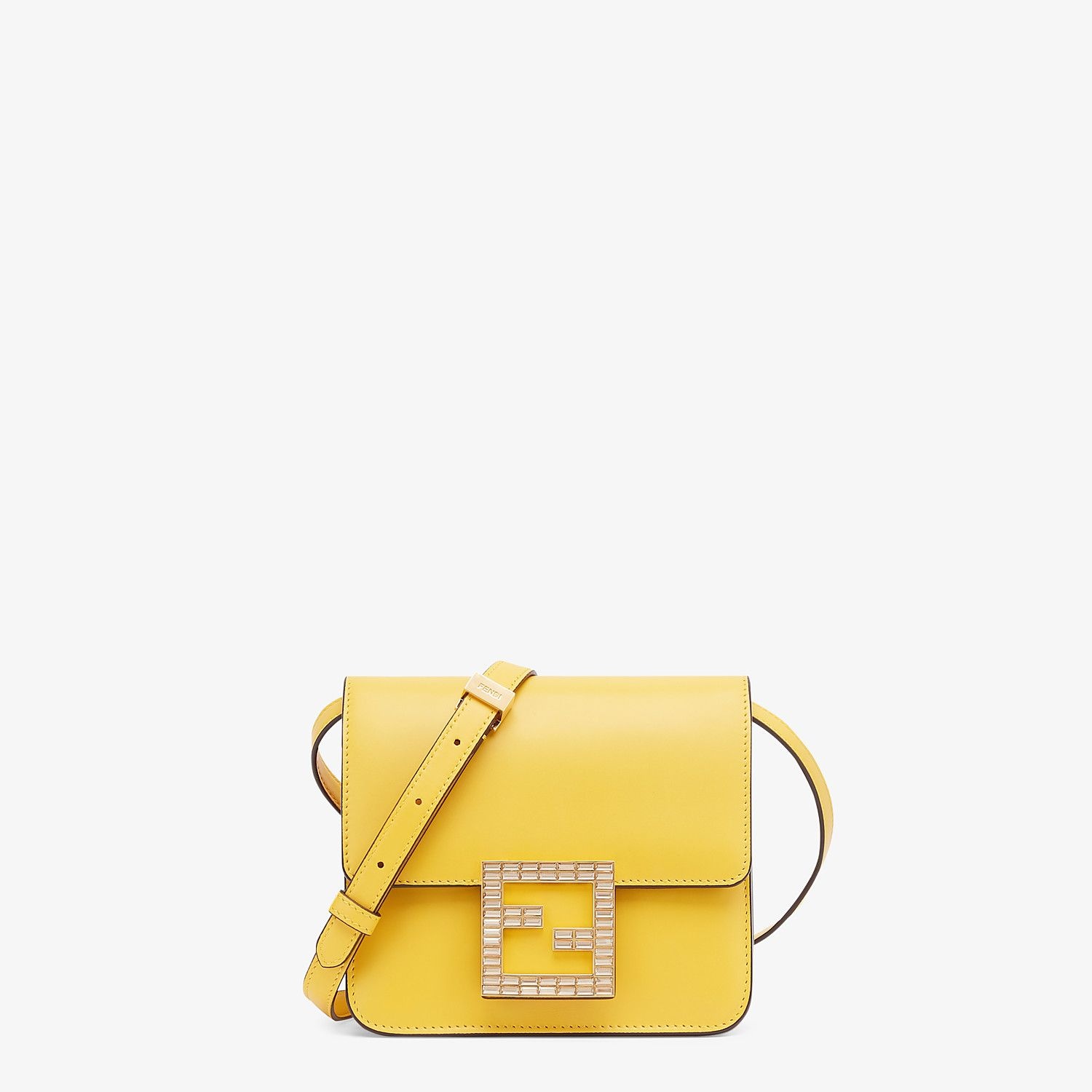 Small yellow leather bag - 1