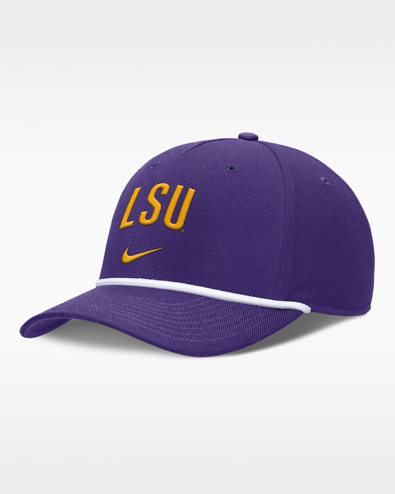 LSU Primetime Rise Campus Men's Nike College Adjustable Hat 1
