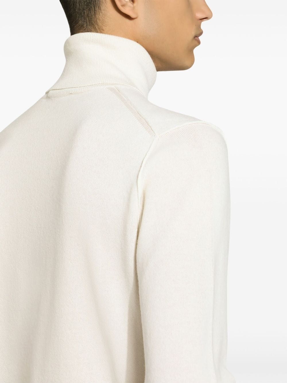 roll-neck cashmere jumper - 4