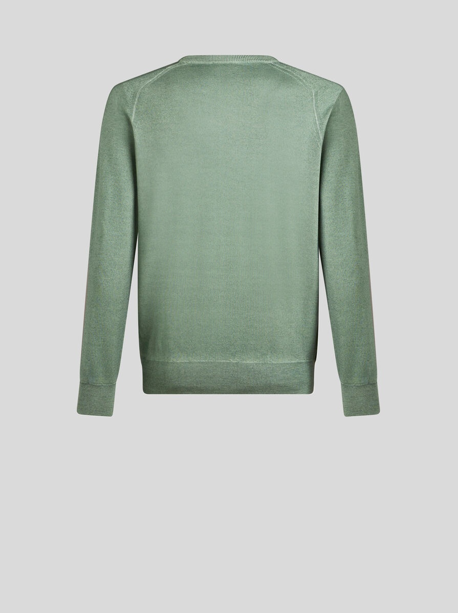 WOOL SWEATER WITH EMBROIDERY - 6