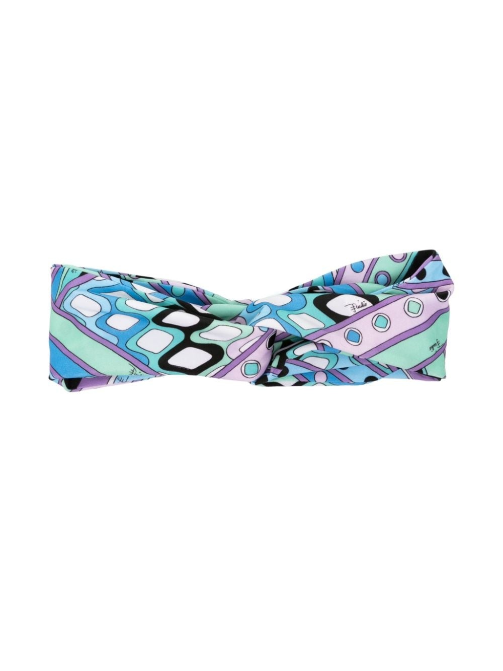 Vivara-print twisted headband - 2