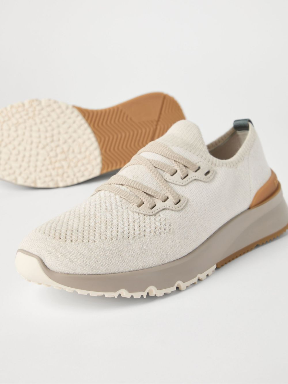 Brunello Cucinelli Men Knitted Sneakers - 4