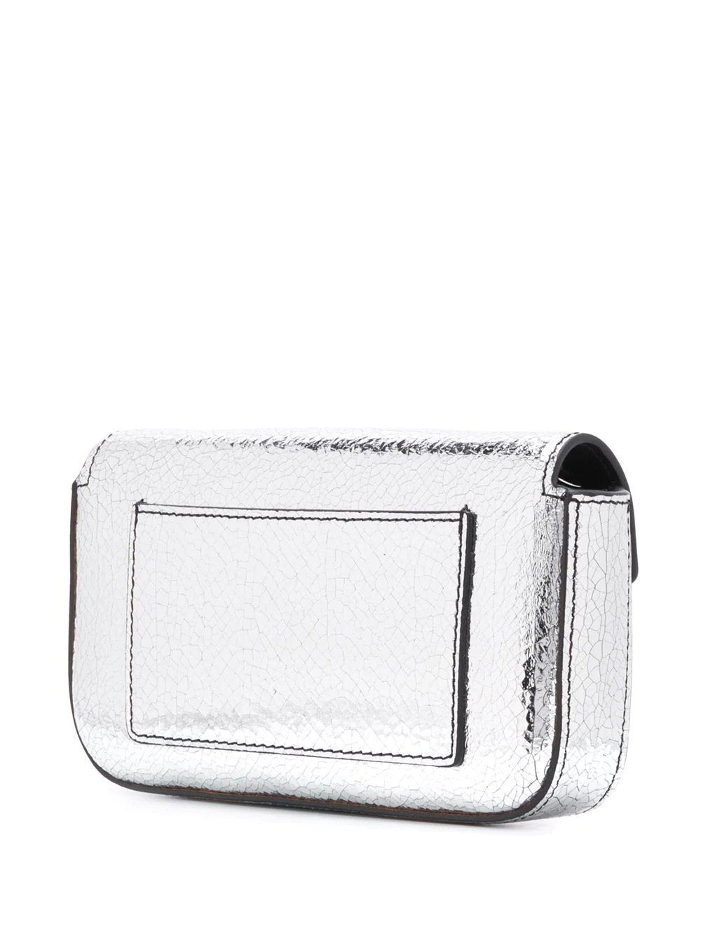 textured metallic clutch - 3