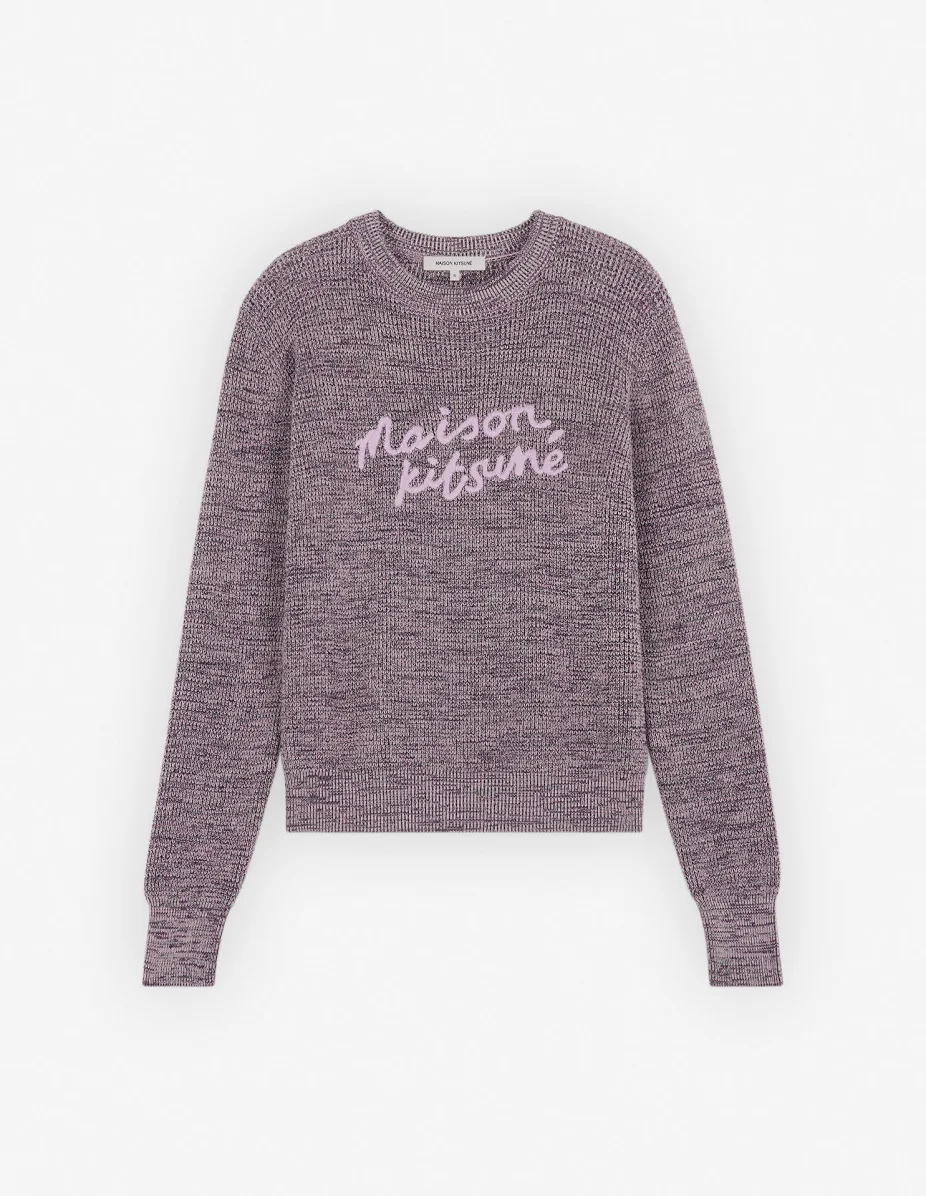 MAISON KITSUNE HANDWRITING COMFORT JUMPER - 1