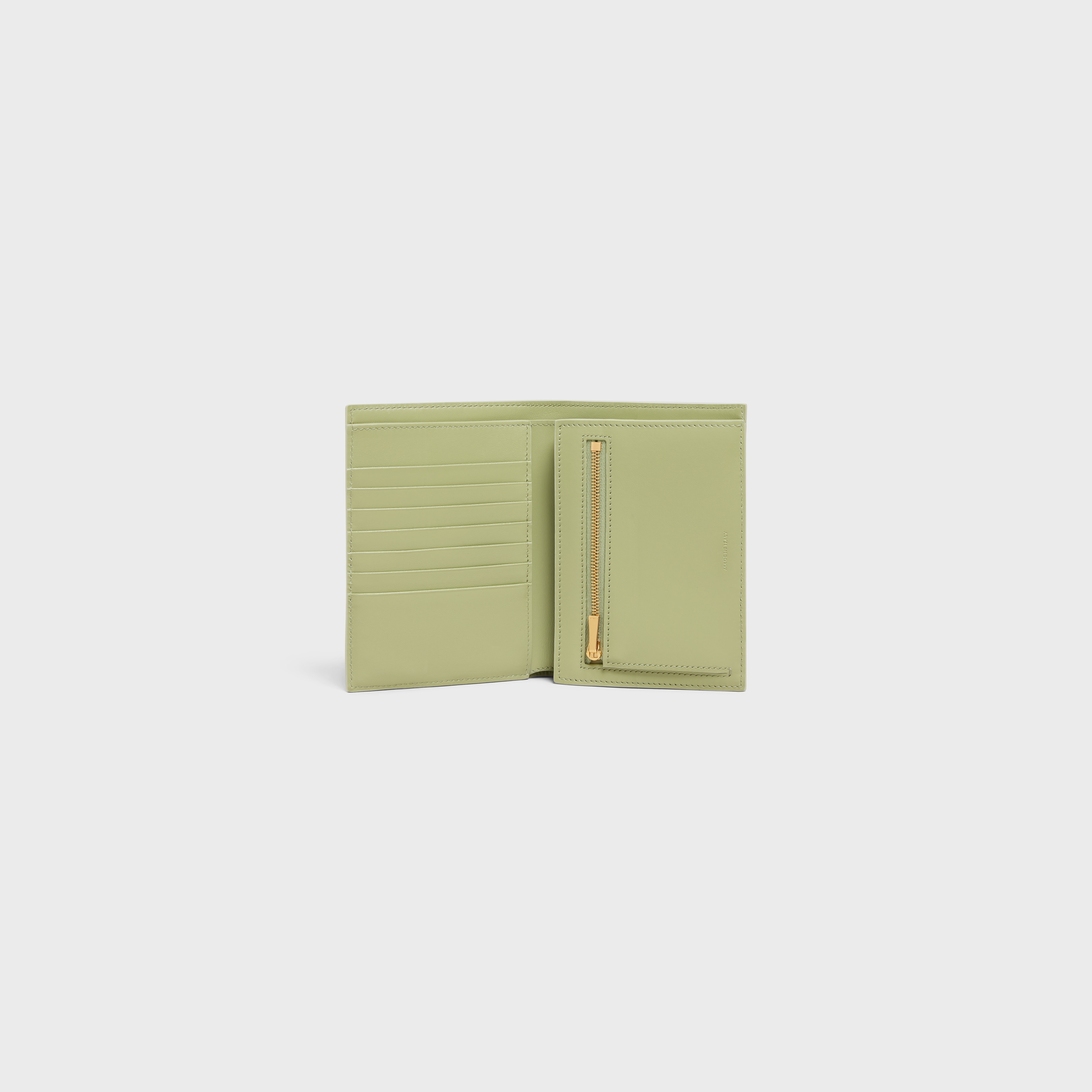 Medium strap wallet in Bicolour Grained Calfskin - 4
