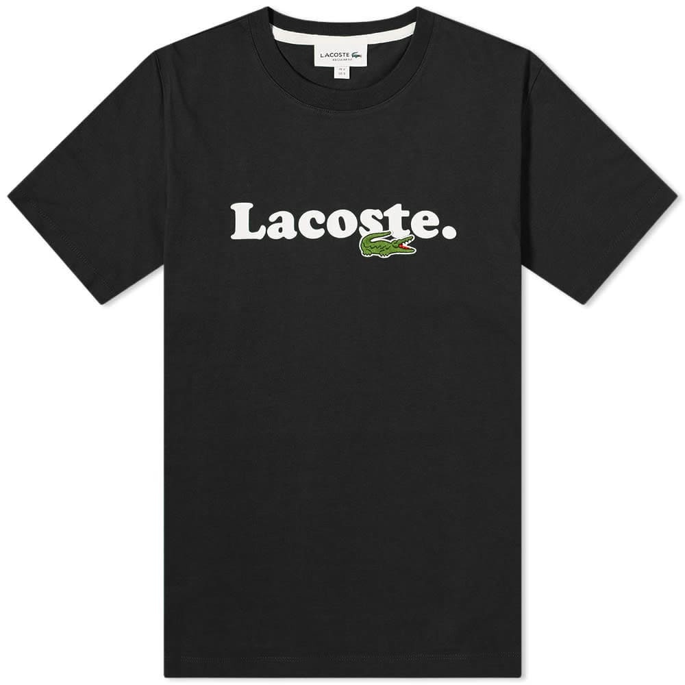 Lacoste Text Logo Tee - 1