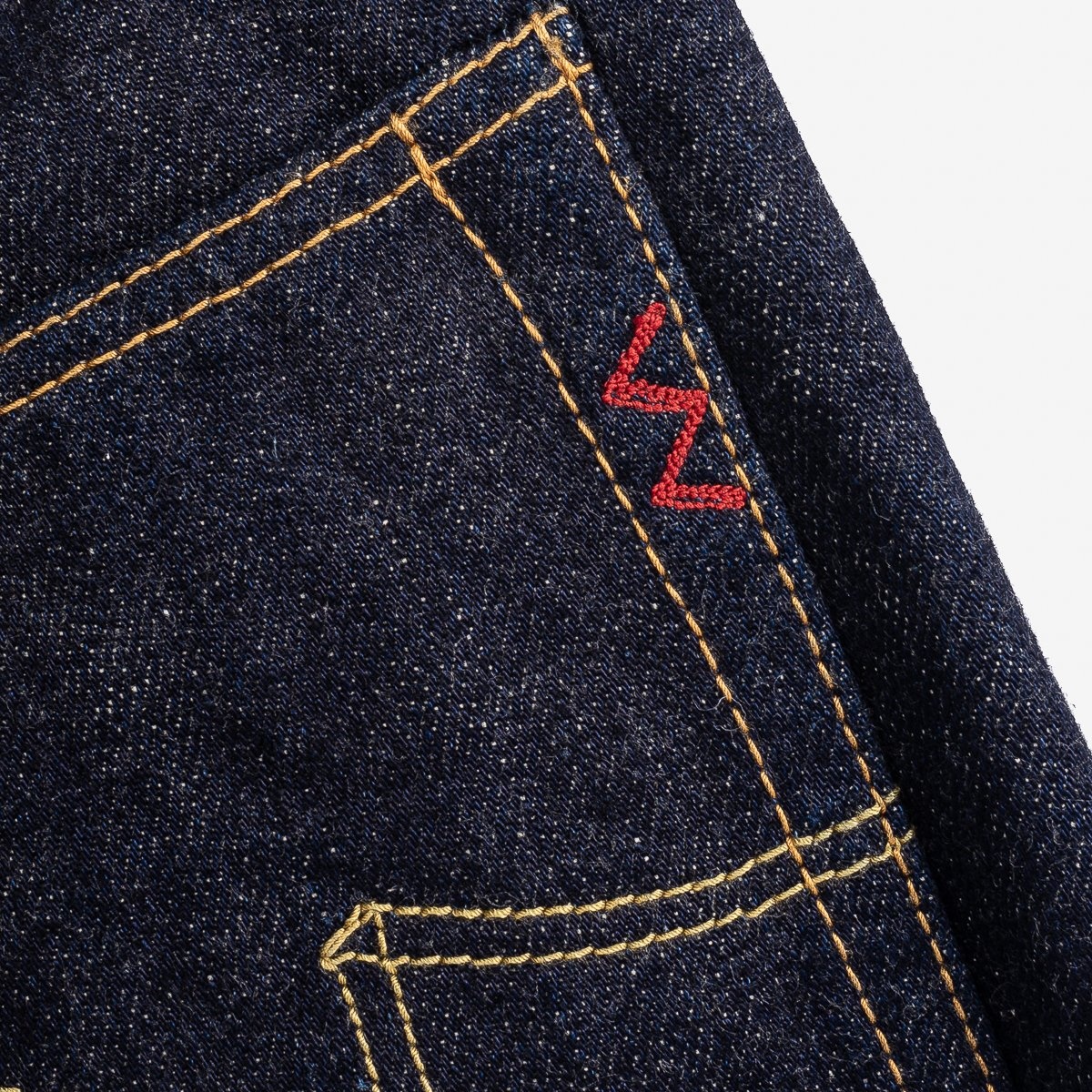 IH-666S-18 18oz Vintage Selvedge Denim Slim Straight Cut Jeans - Indigo - 11
