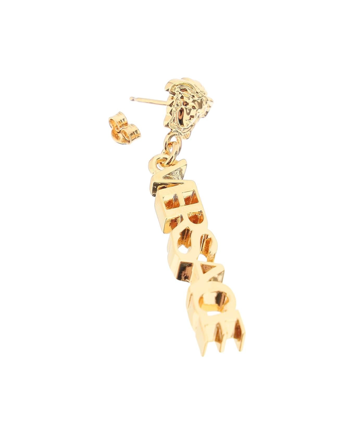 Logo Pendant Earrings - 4