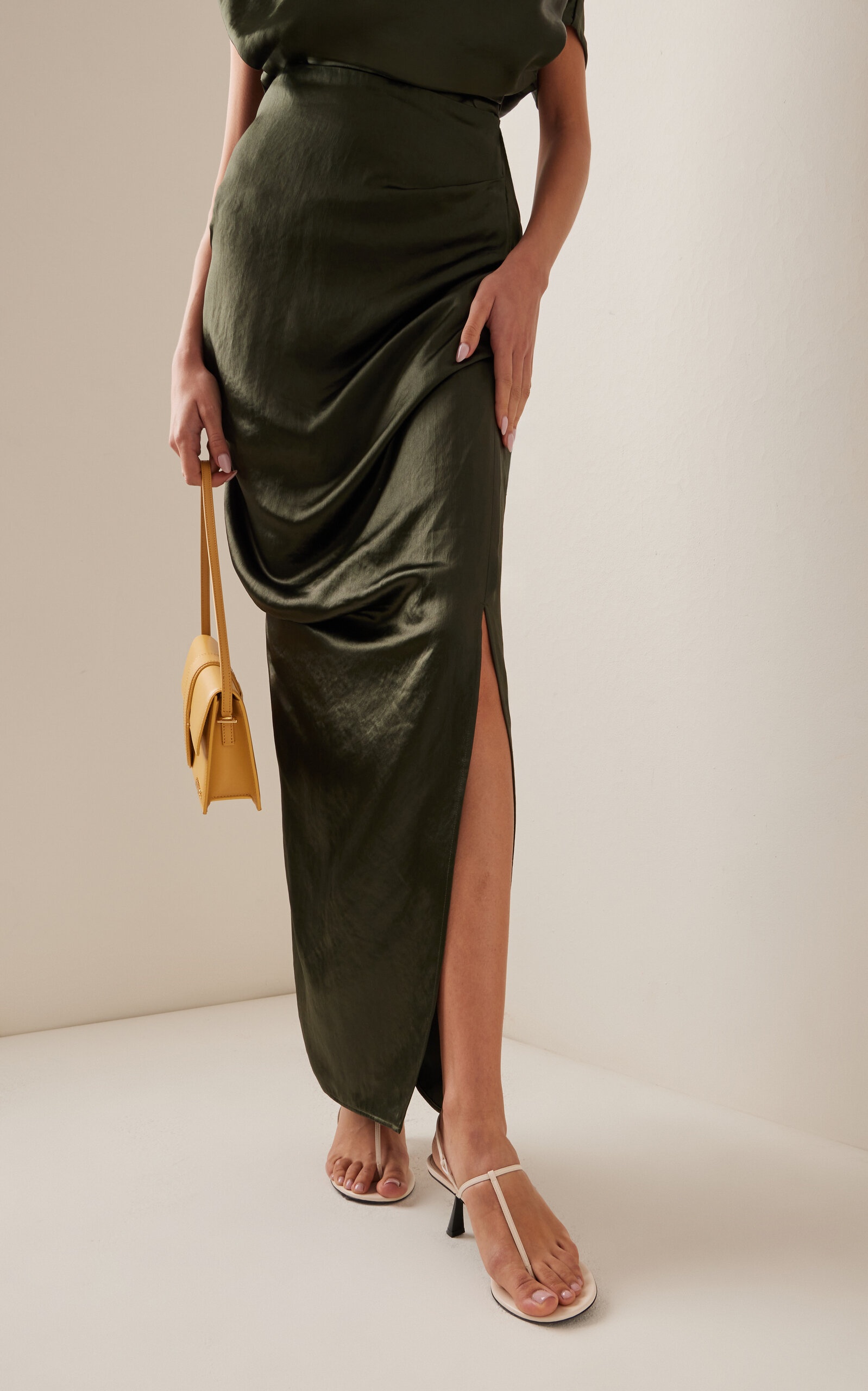 Remmy Liquid Skirt green - 3