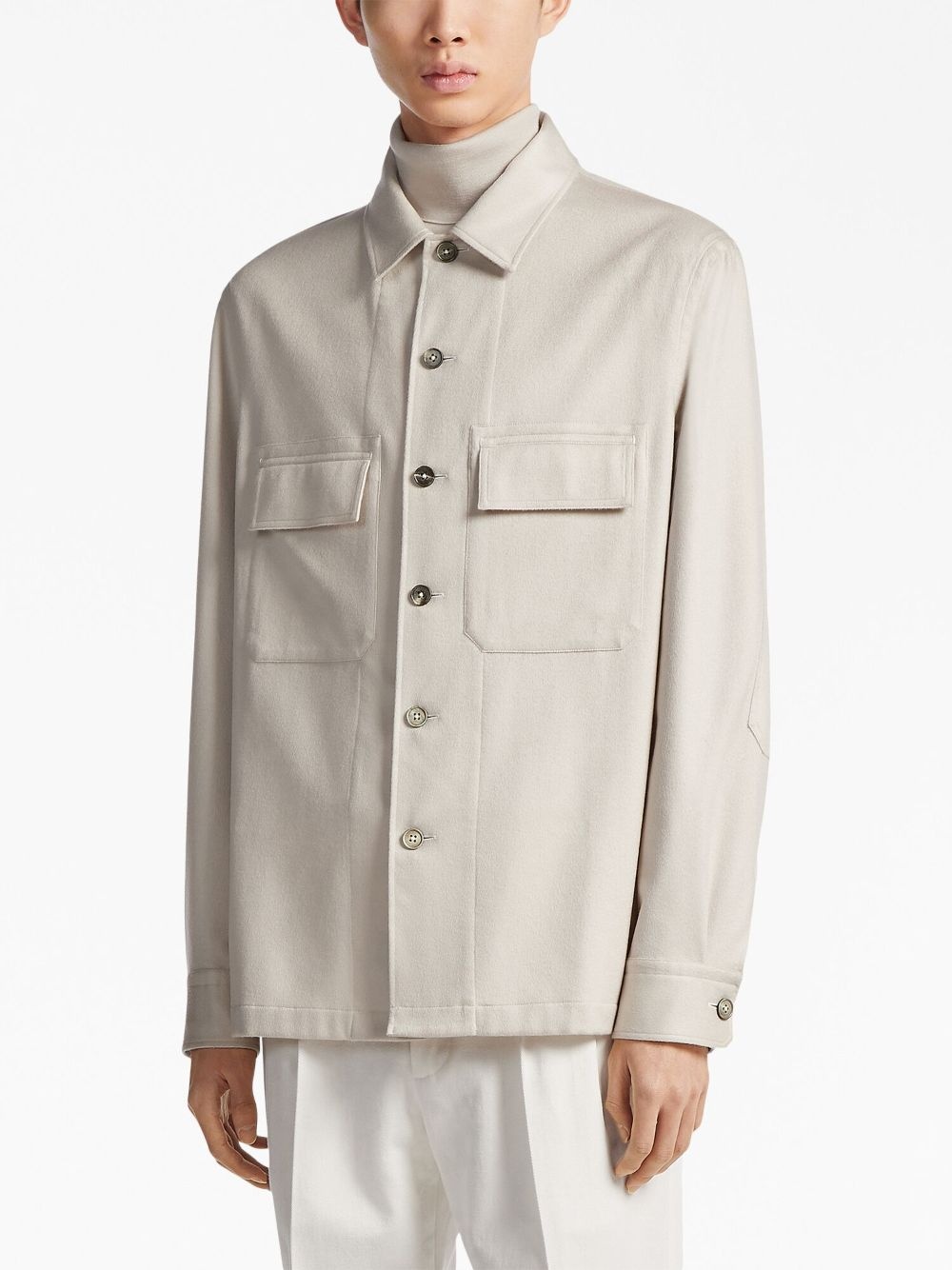 Alba Oasi cashmere overshirt - 2