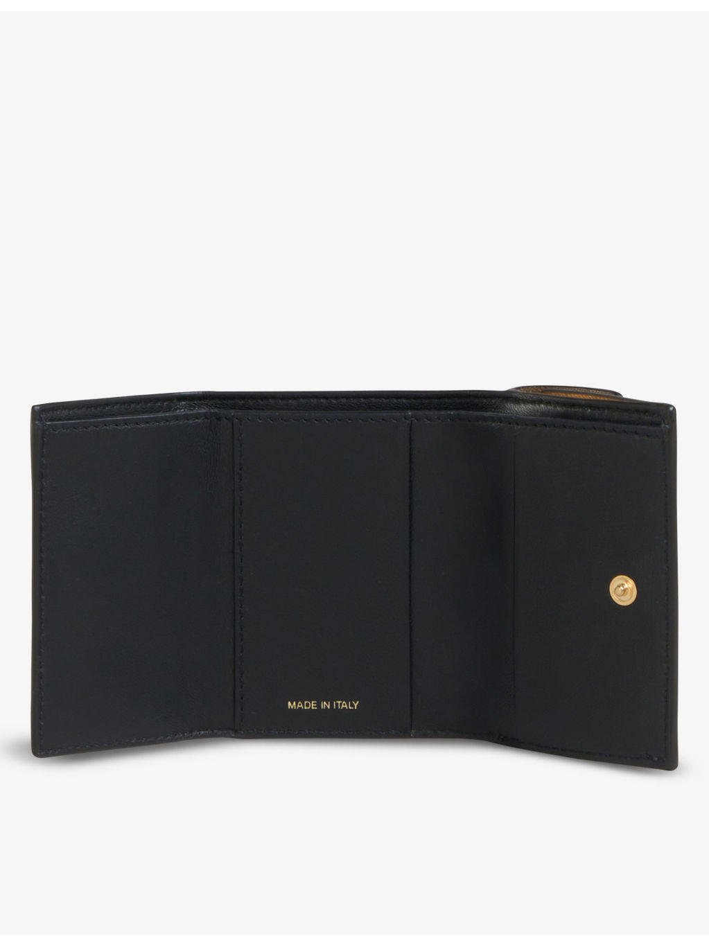 Logo-print leather trifold wallet - 5
