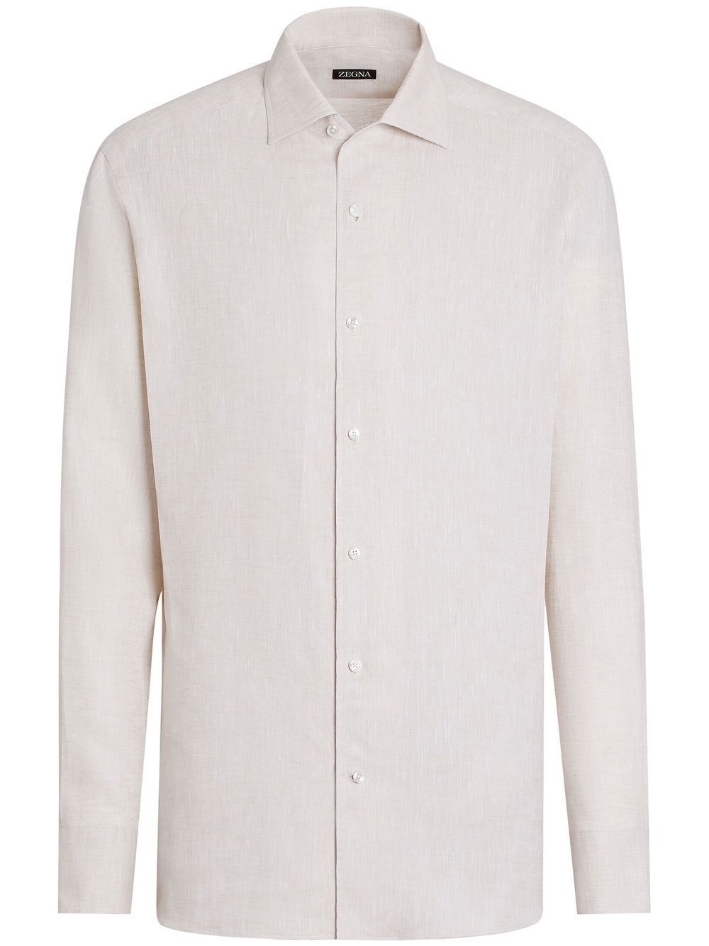 Pure Linen long-sleeve shirt - 1