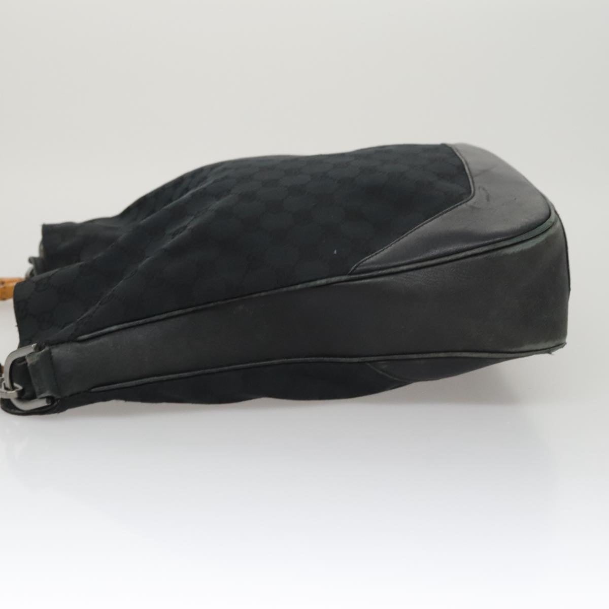 GUCCI Bamboo GG Canvas Hand Bag Black 001 4058 001 4058 - 4