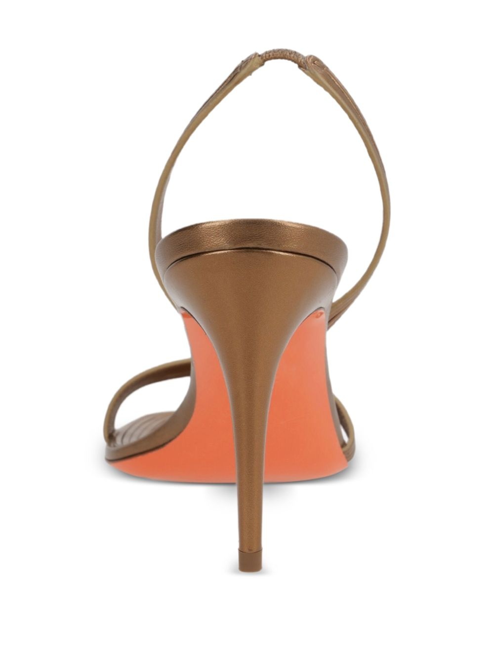 85mm leather sandals - 3