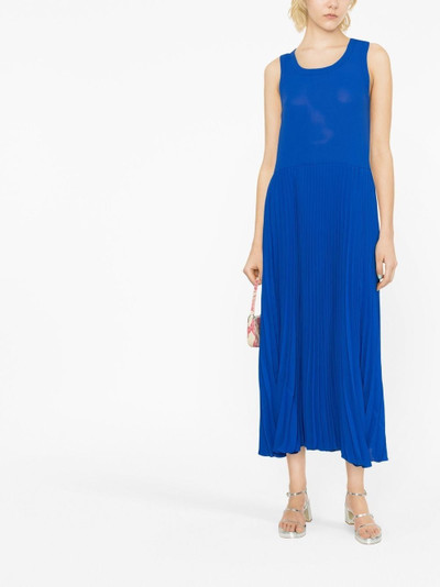 REDValentino pleated-effect maxi dress outlook