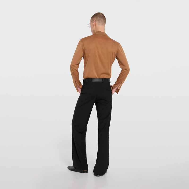 Silk stretch chiffon shirt 4