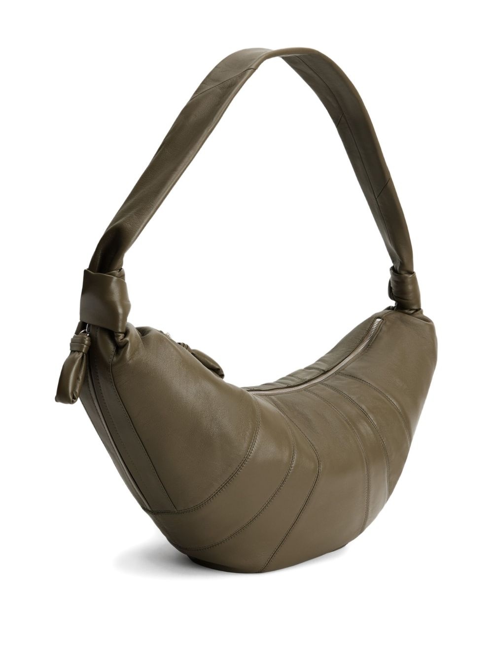 large Croissant panelled shoulder bag - 4