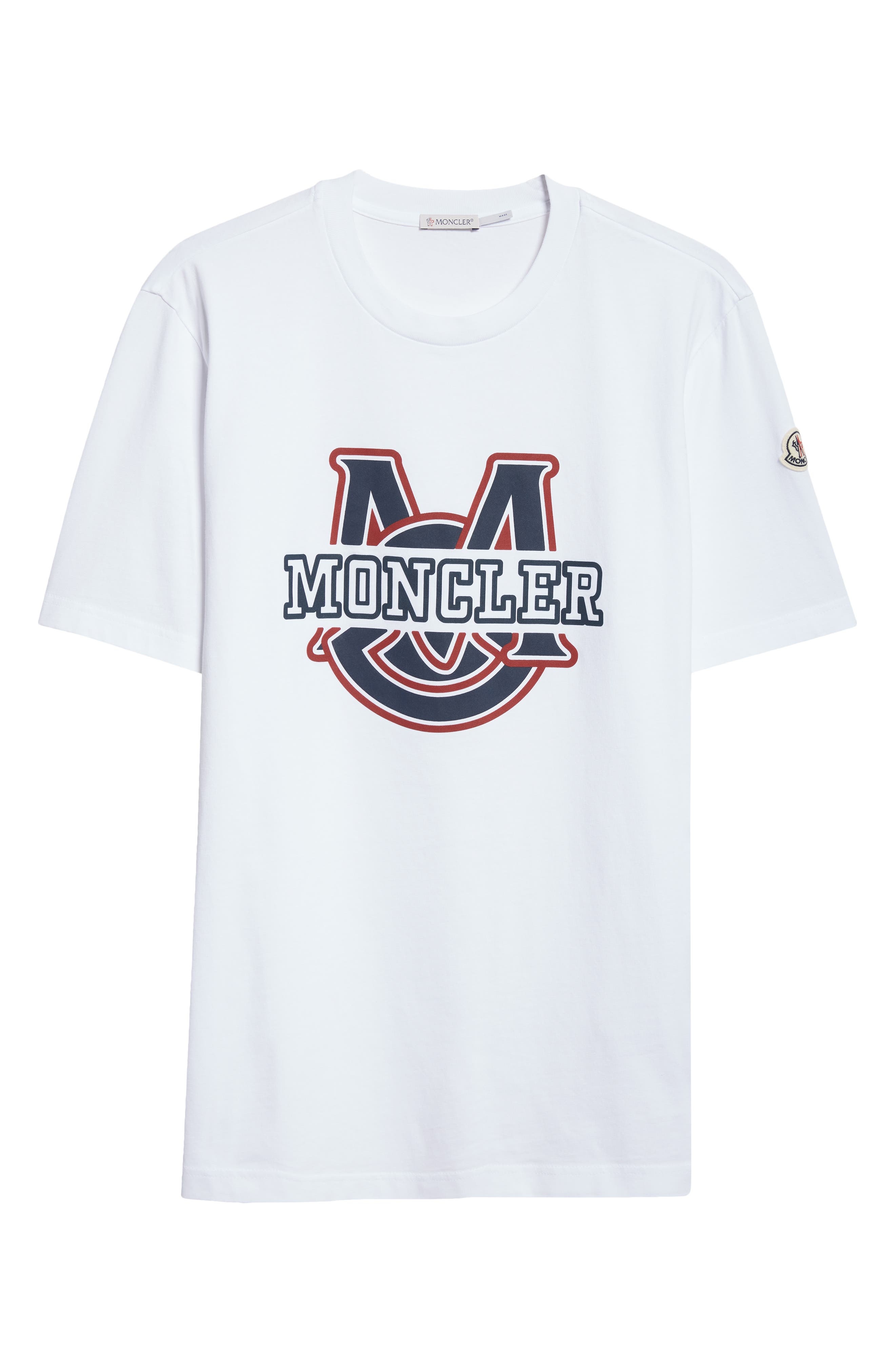 Moncler Logo Graphic T-Shirt in White at Nordstrom - 5